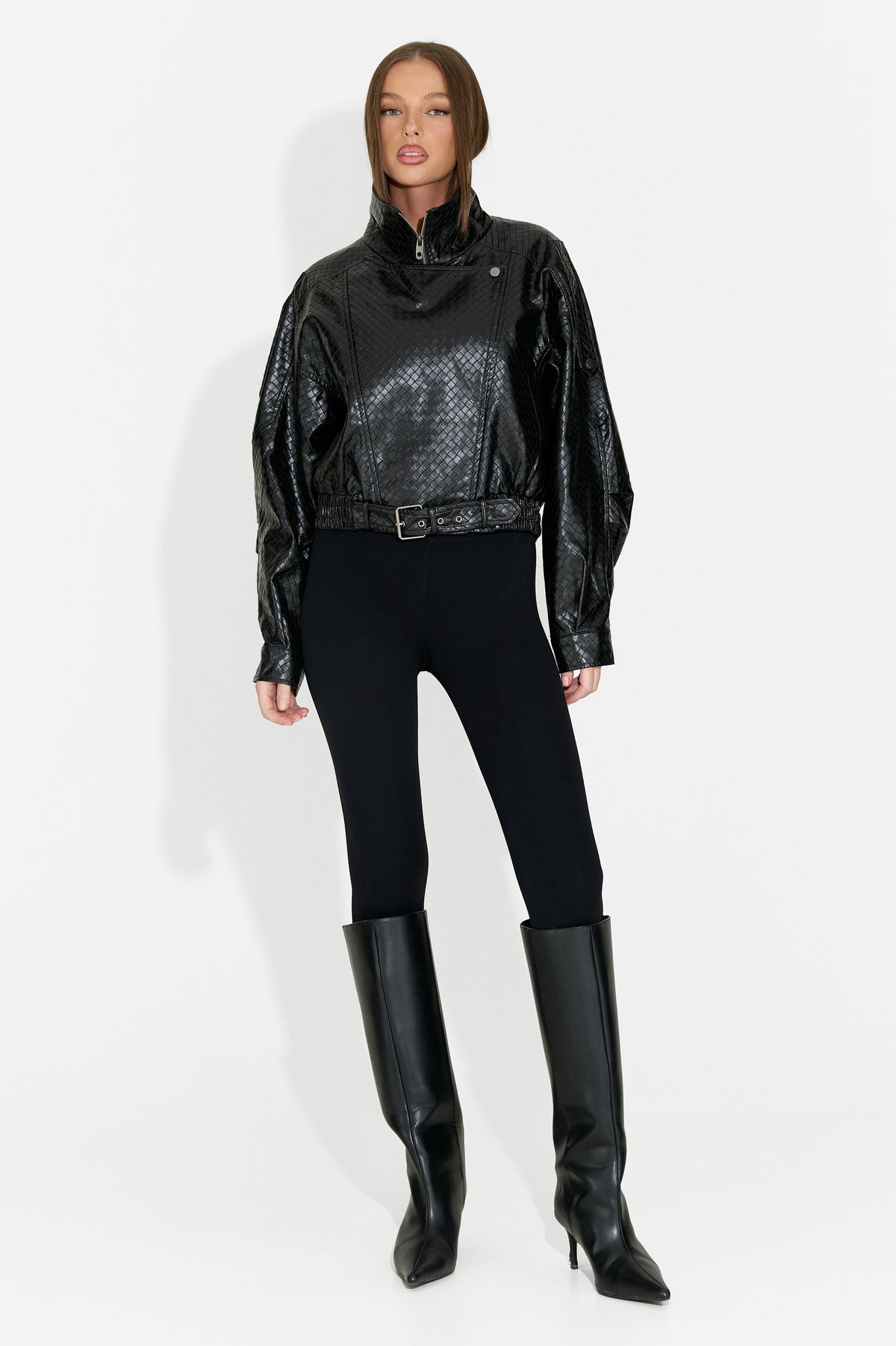 Women's casual black jacket Gruroyena Bogas