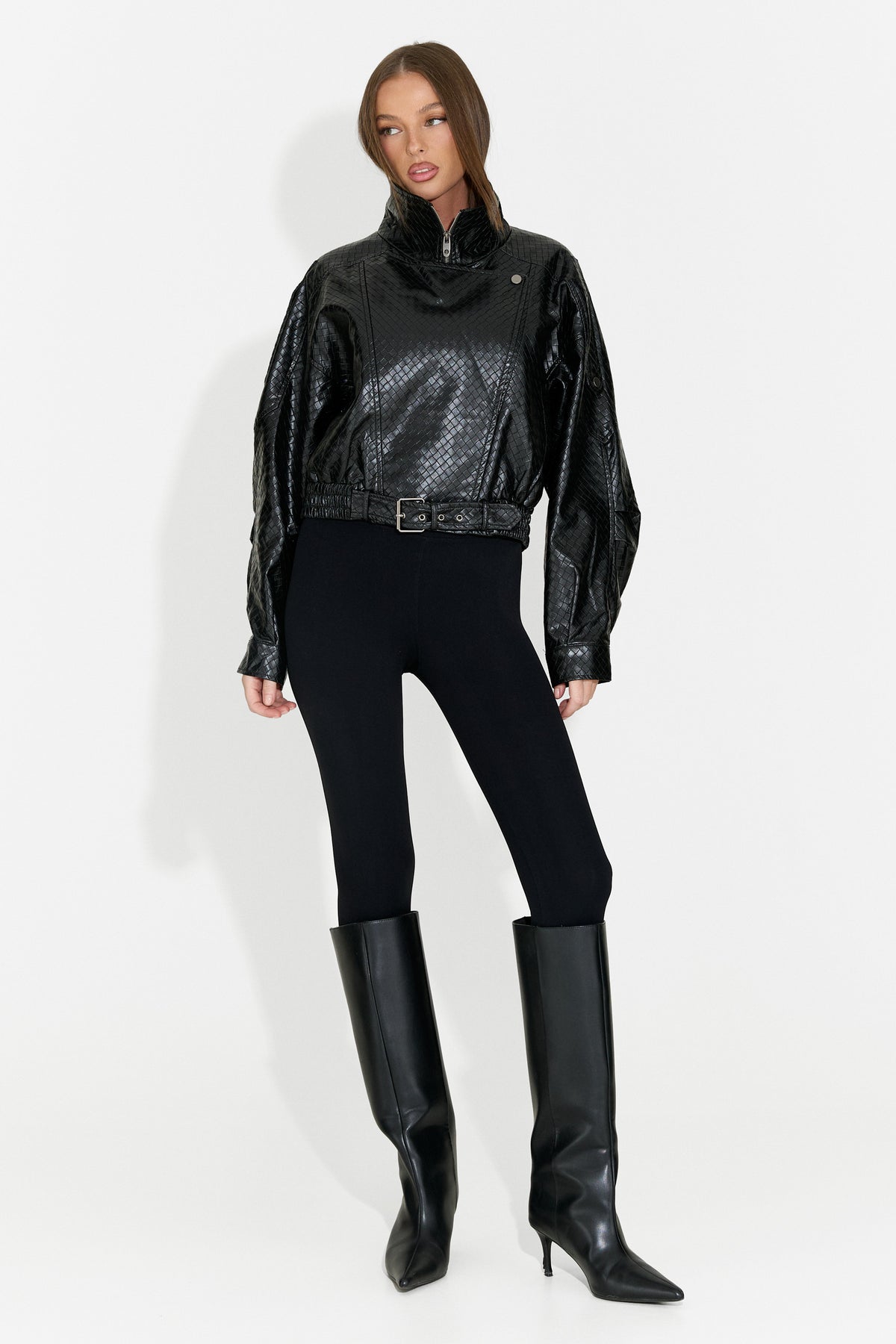 Women's casual black jacket Gruroyena Bogas