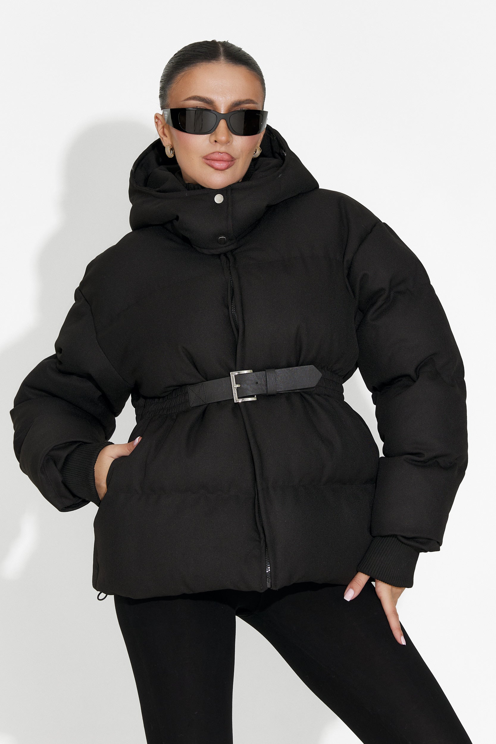 Savrina Bogas Black Casual Women's Jacket