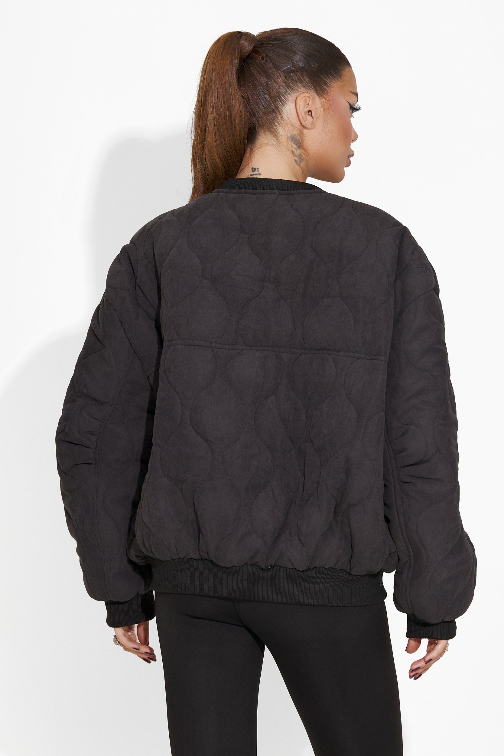 Svart casual damjacka Winfrey Bogas