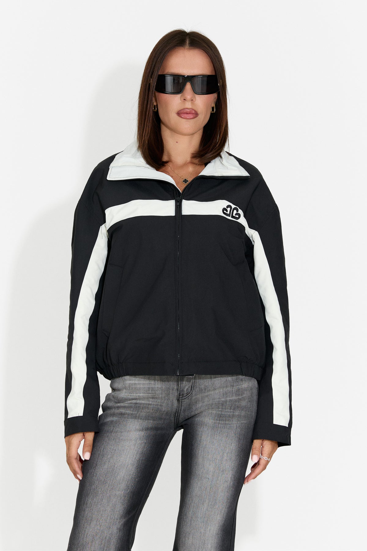 Damen-Casual-Jacke schwarz Zoerina Bogas