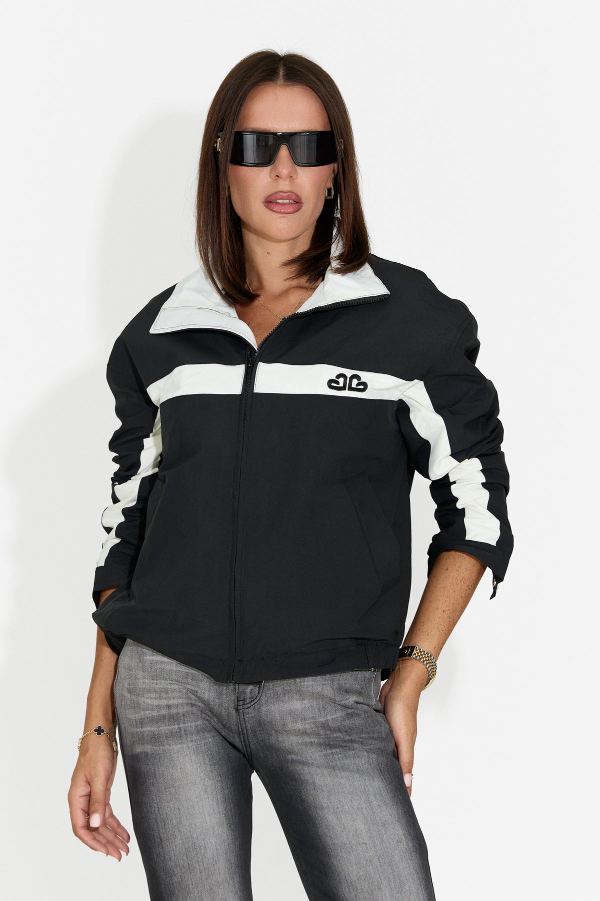 Women's casual black jacket Zoerina Bogas