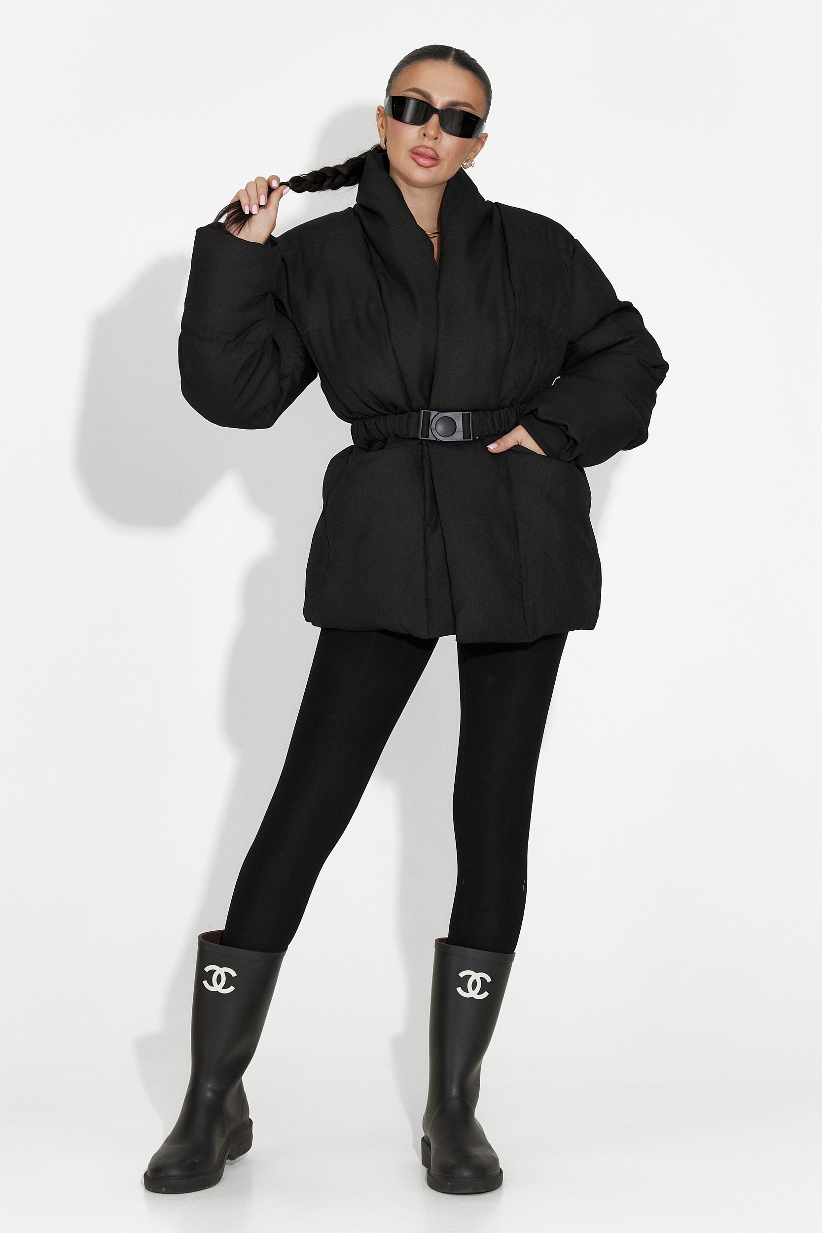 Czarna kurtka damska Kathea Bogas