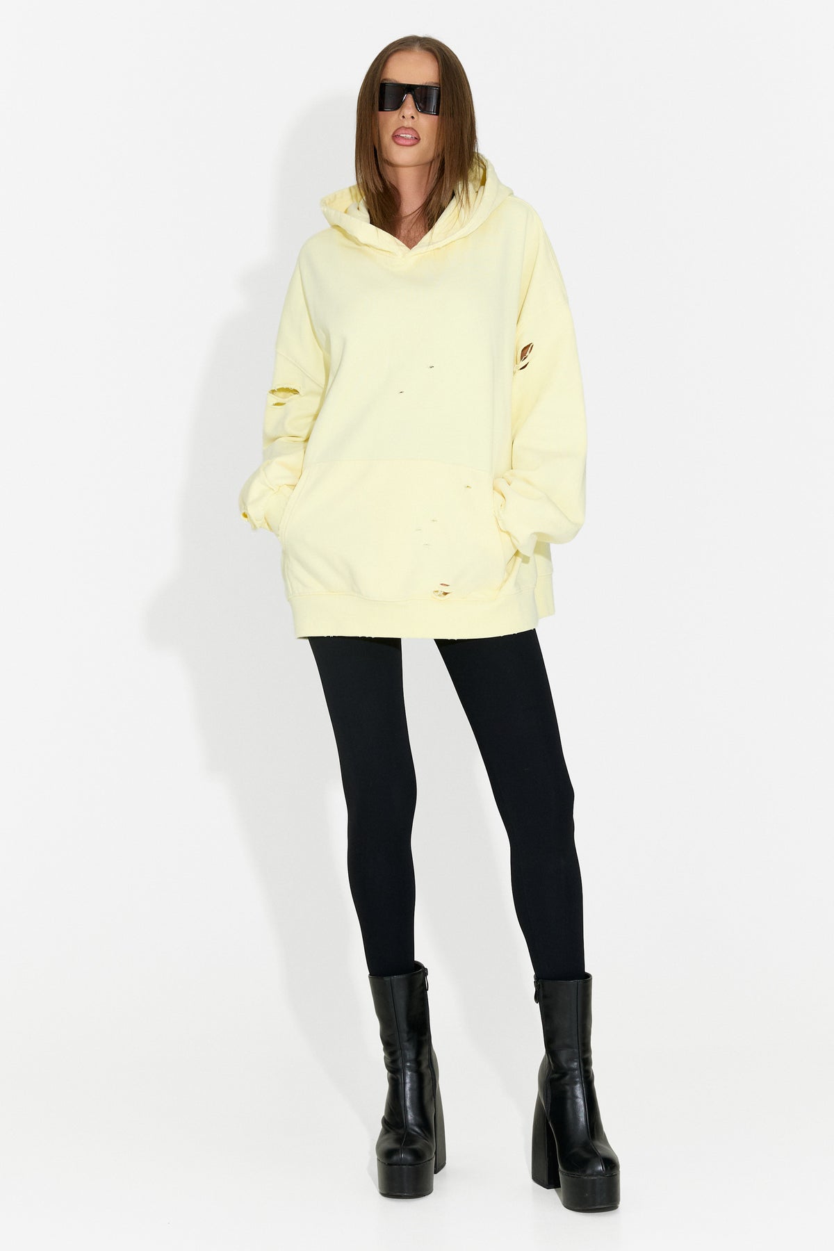 Sudadera de mujer casual amarilla Kaisa Bogas
