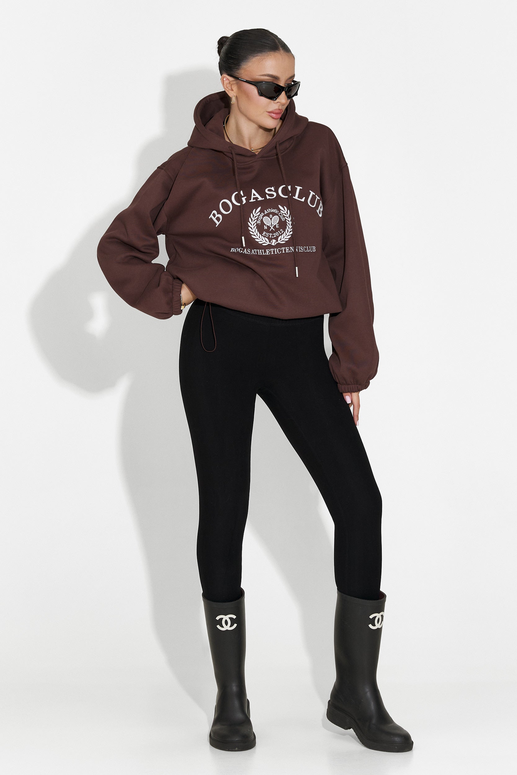 Bluza damska casual brązowa Rinalis Bogas