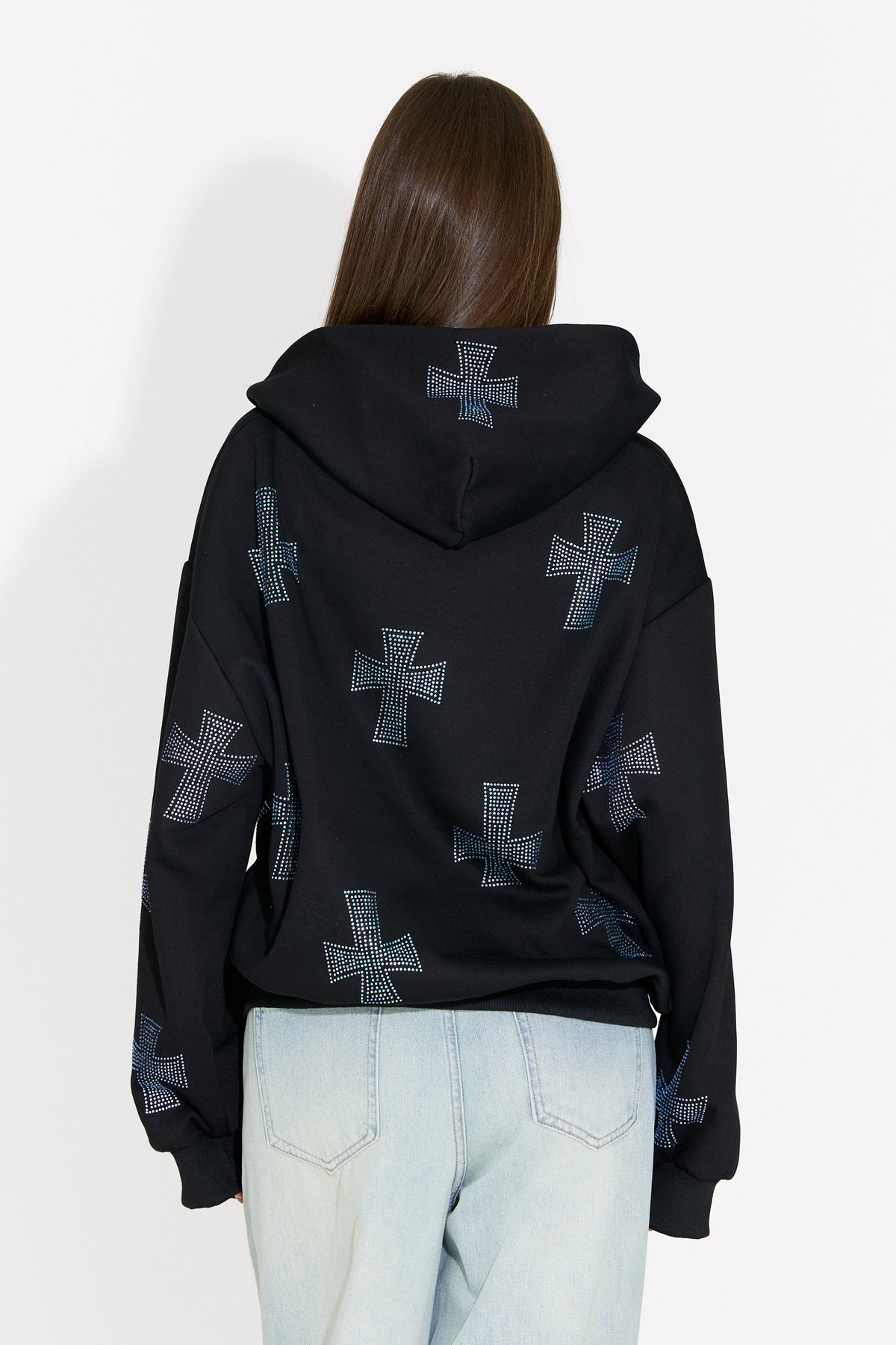 Women's casual black hoodie Hancy Bogas