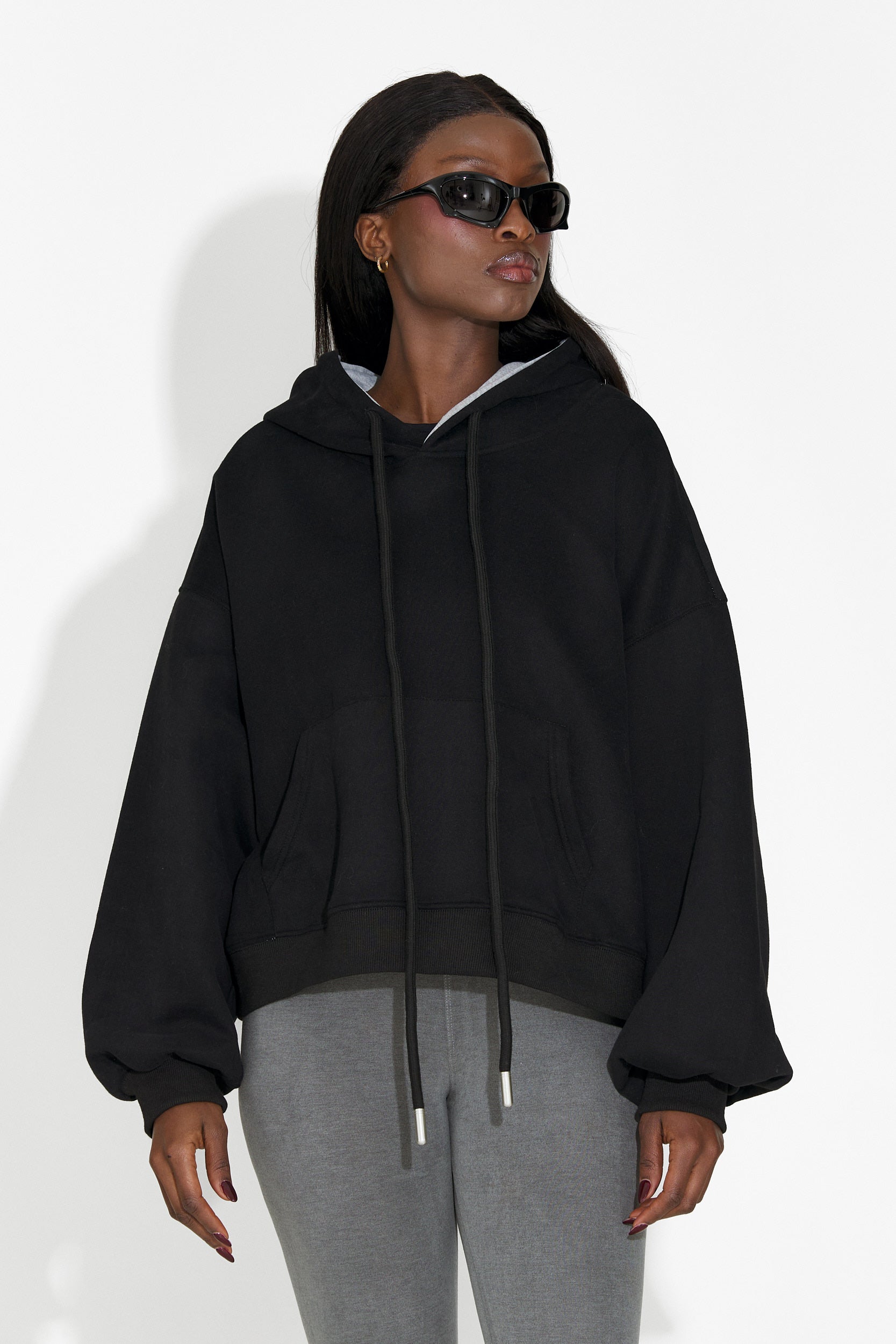 Bluza damska casual czarna Loravia Bogas