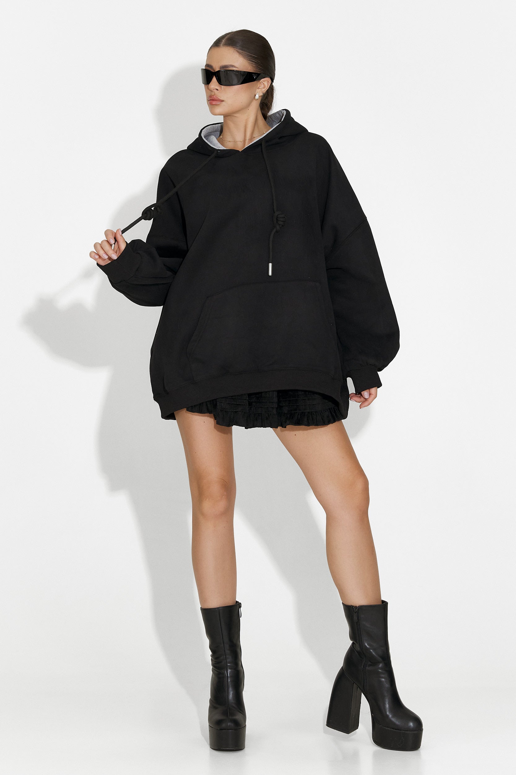 Svart casual damtröja Noblesa Bogas