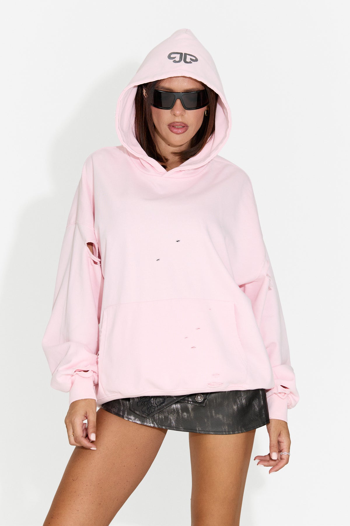 Damen-Casual-Hoodie rosa Kaisa Bogas