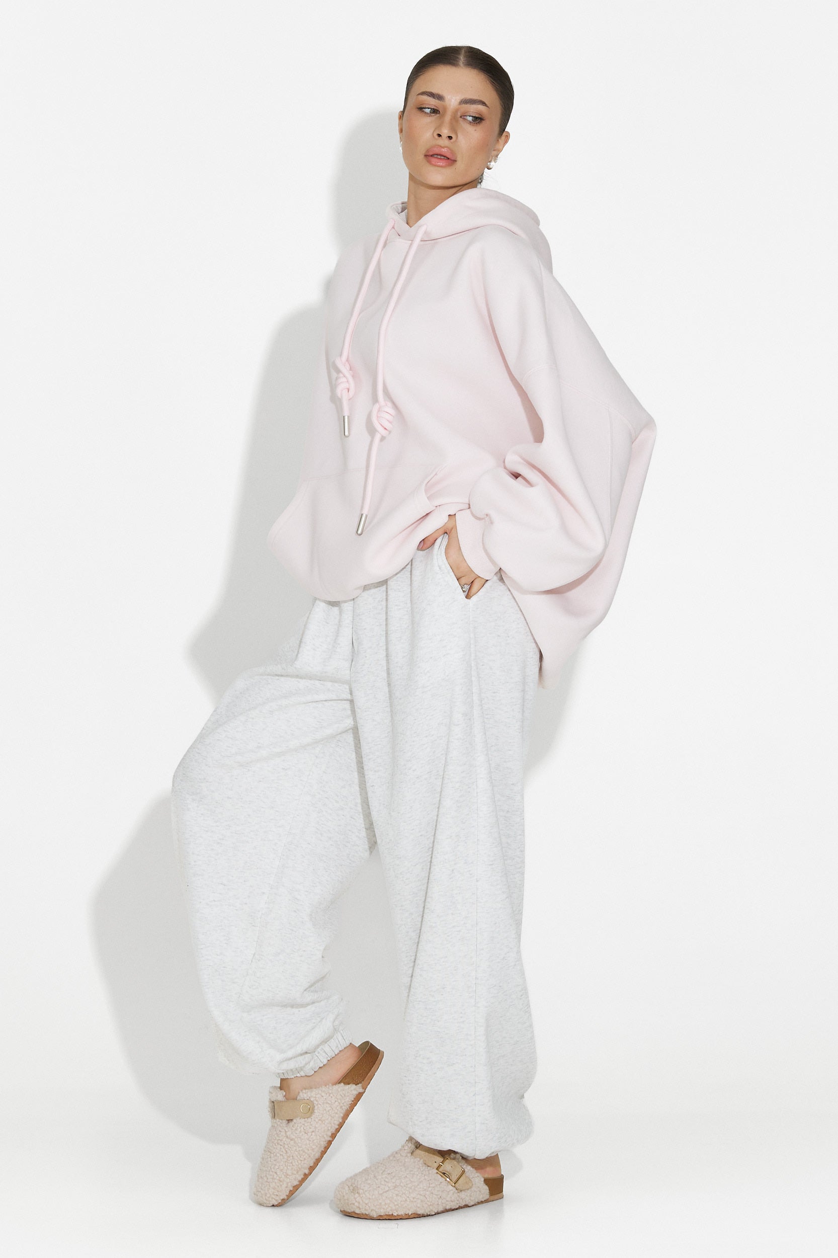 Noblesa Bogas Sudadera Rosa Casual para Mujer