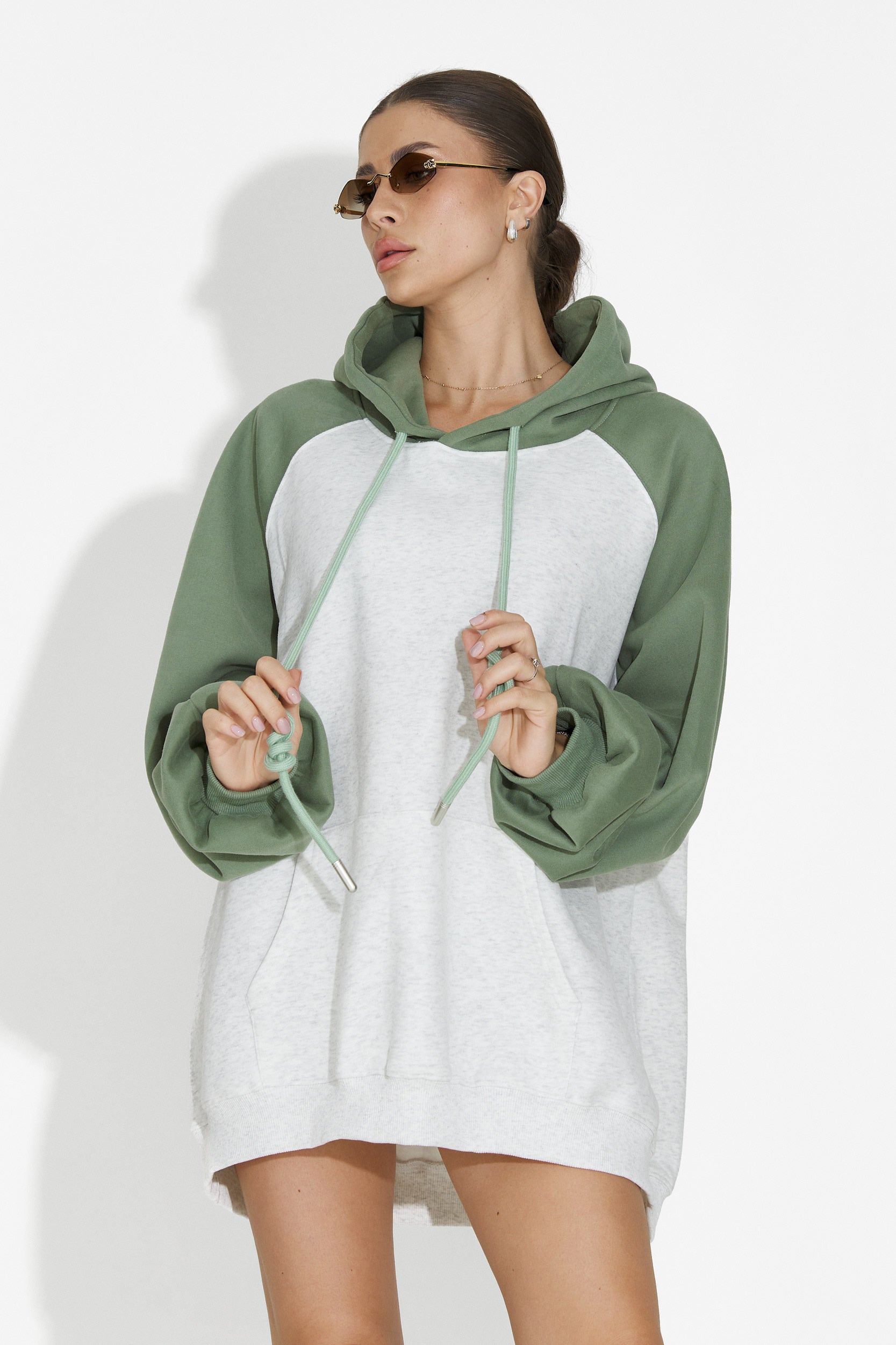 Sudadera casual verde para mujer Tavric Bogas