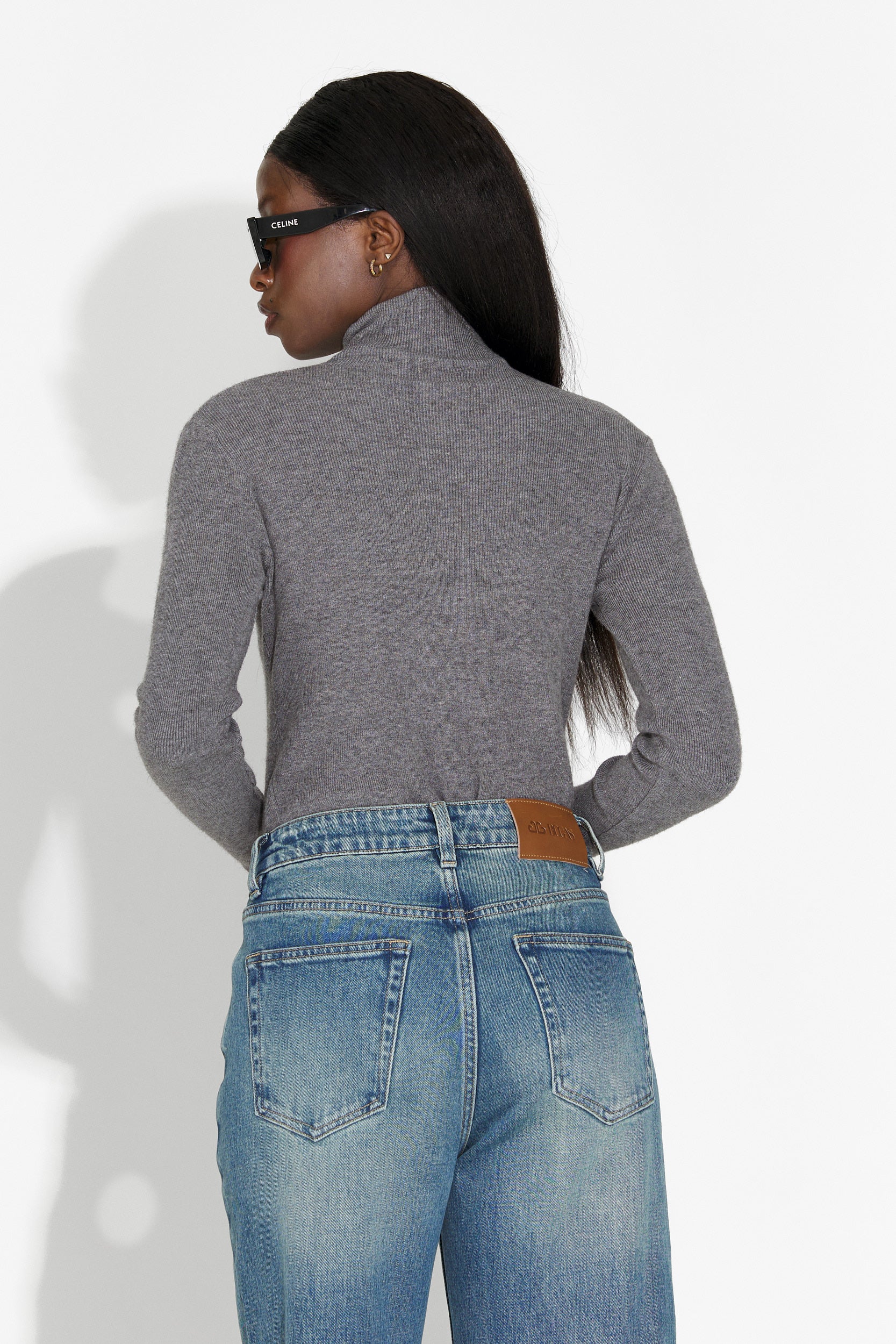 Grå casual damtröja Invera Bogas