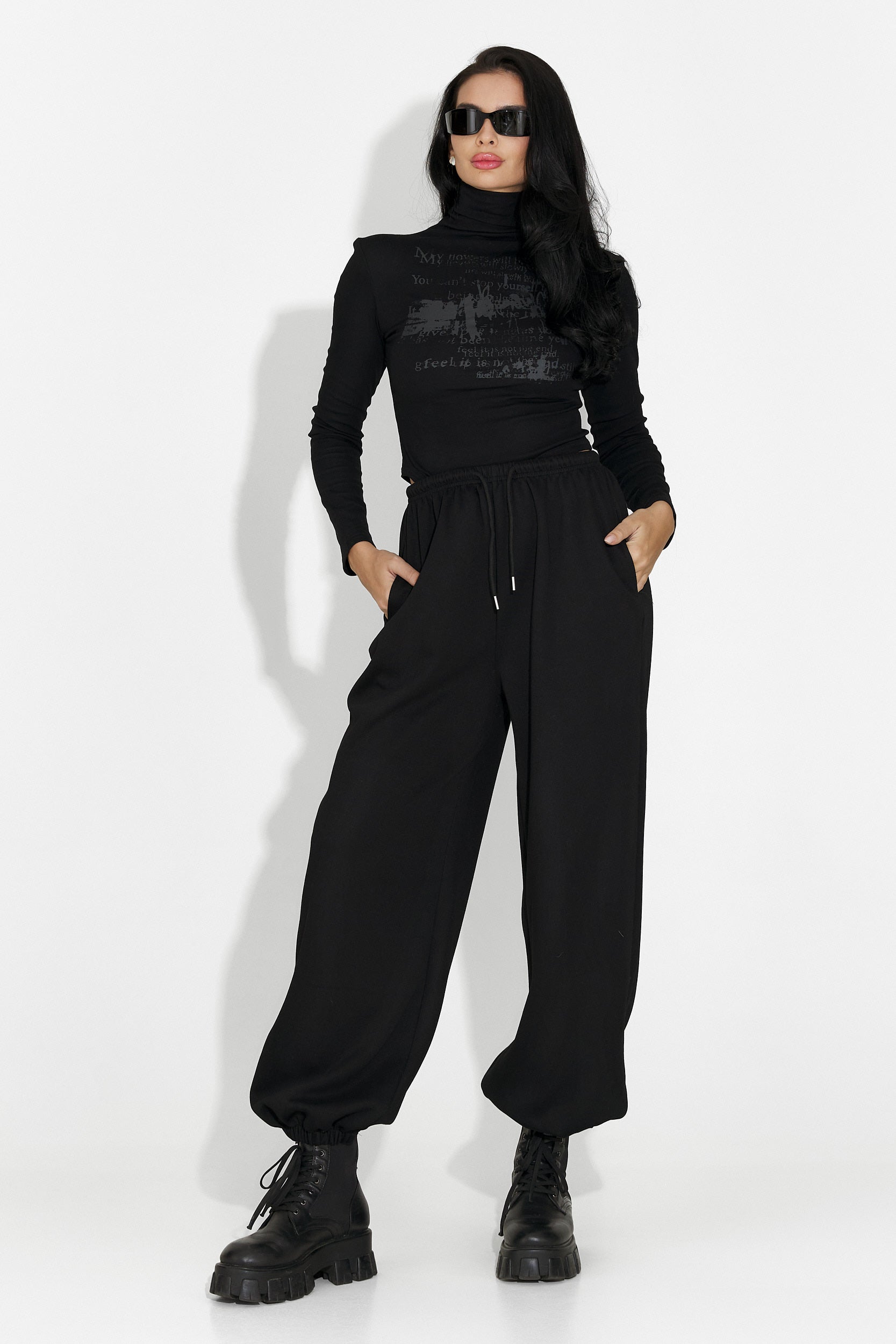 Svart casual damtopp Fenalya Bogas