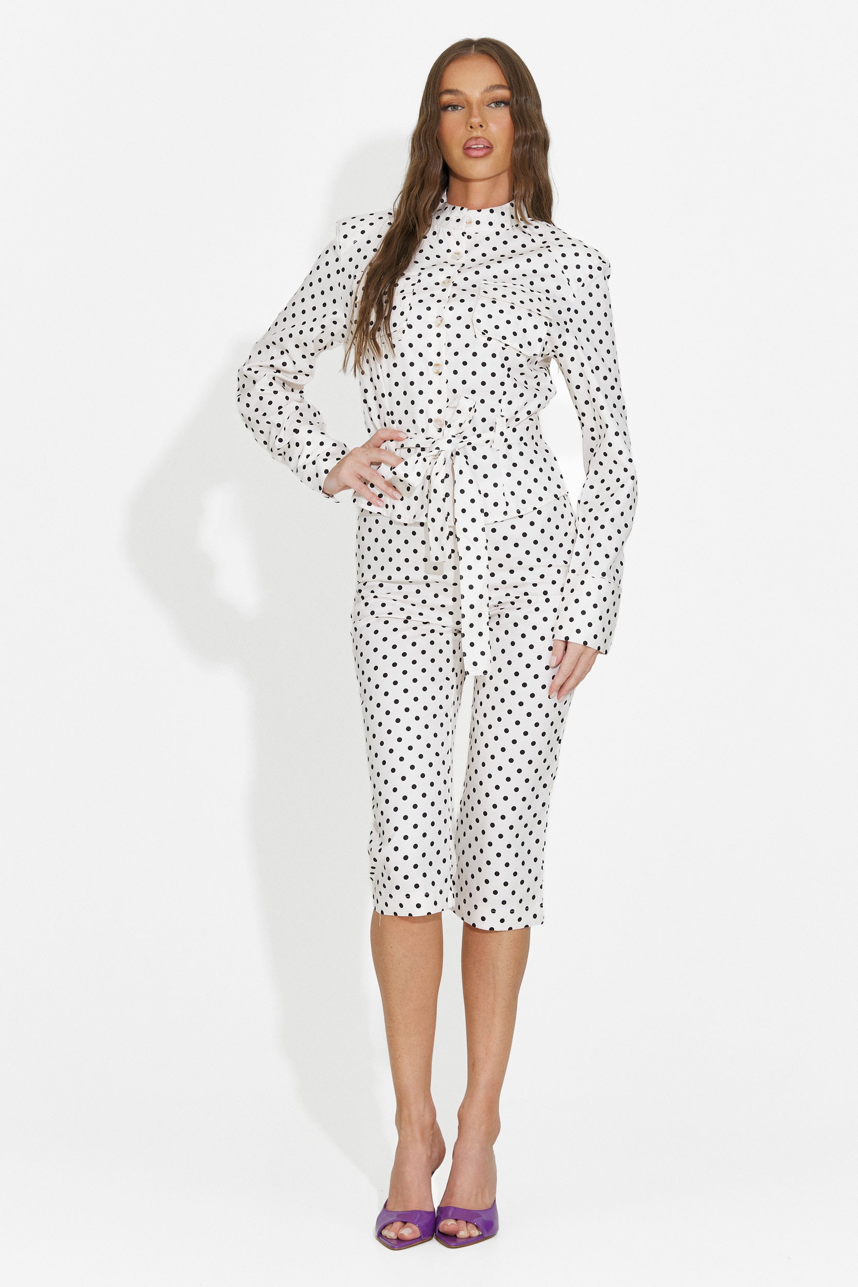 White casual women's jacket Harlea Bogas