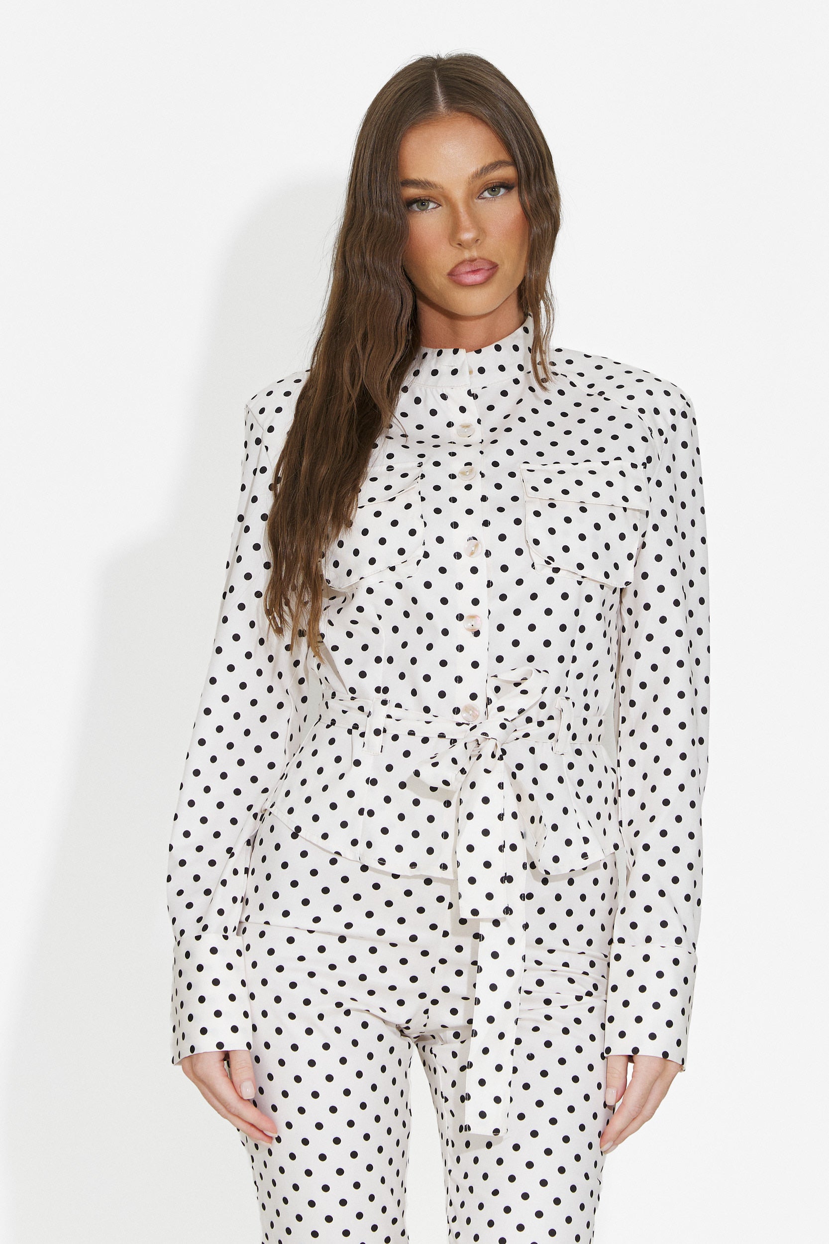 White casual women's jacket Harlea Bogas