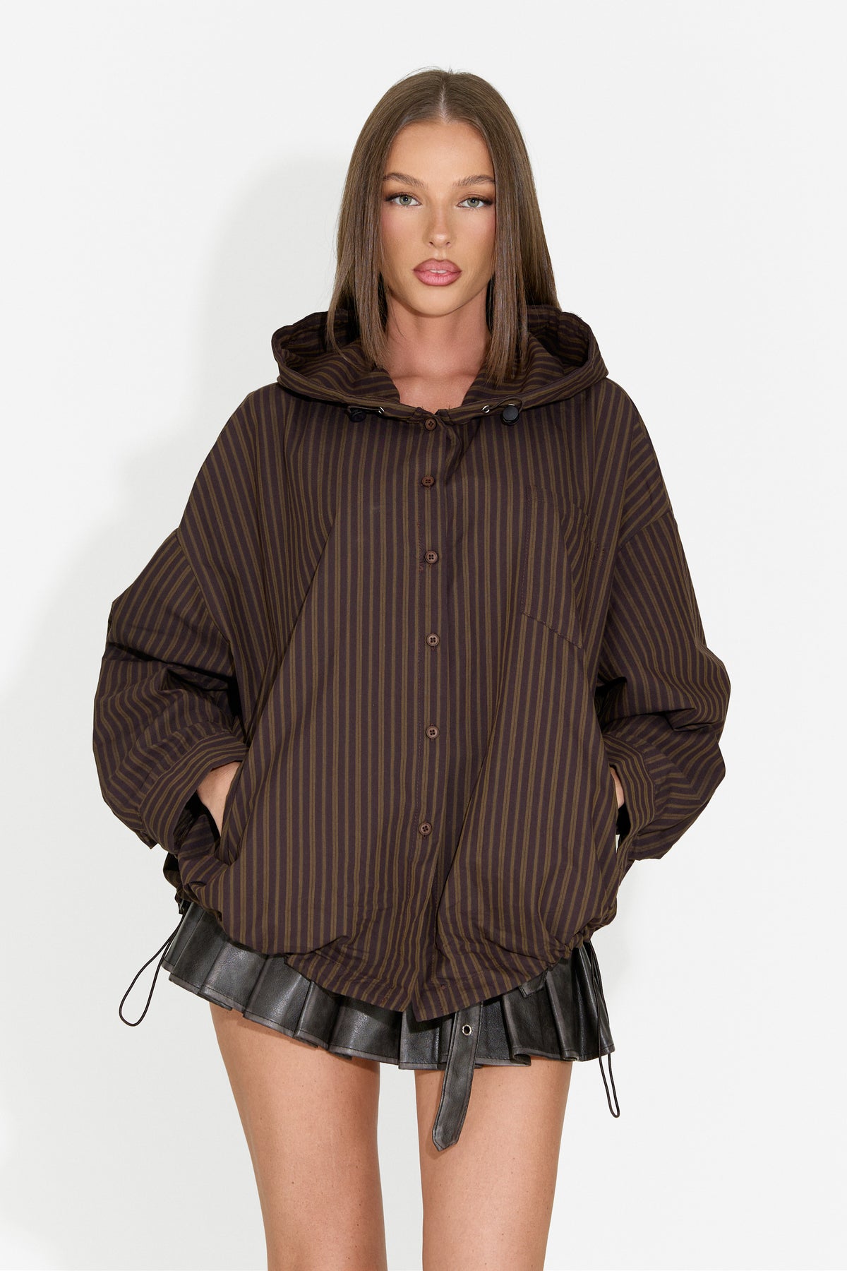 Damen-Casual-Jacke braun Bursanty Bogas