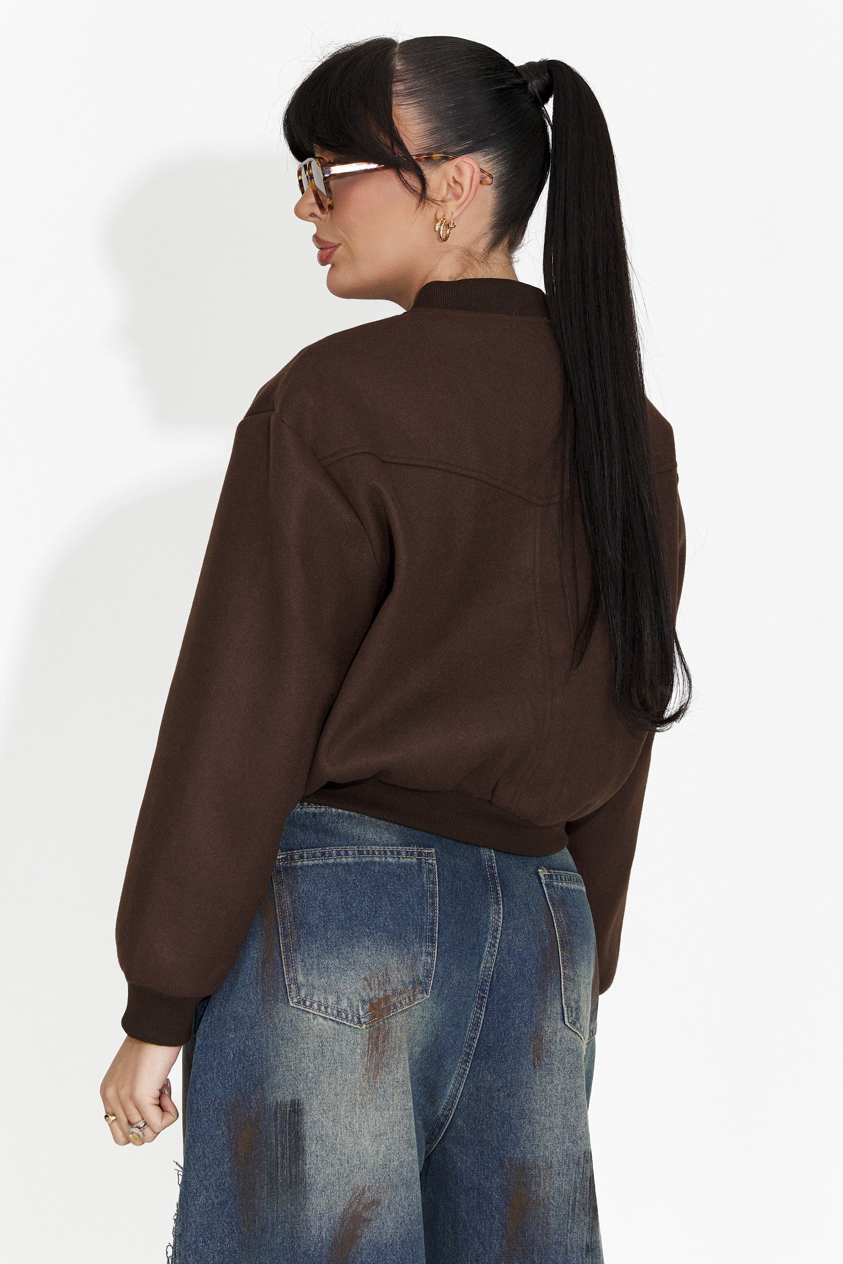 Veste femme décontractée marron Gineta Bogas