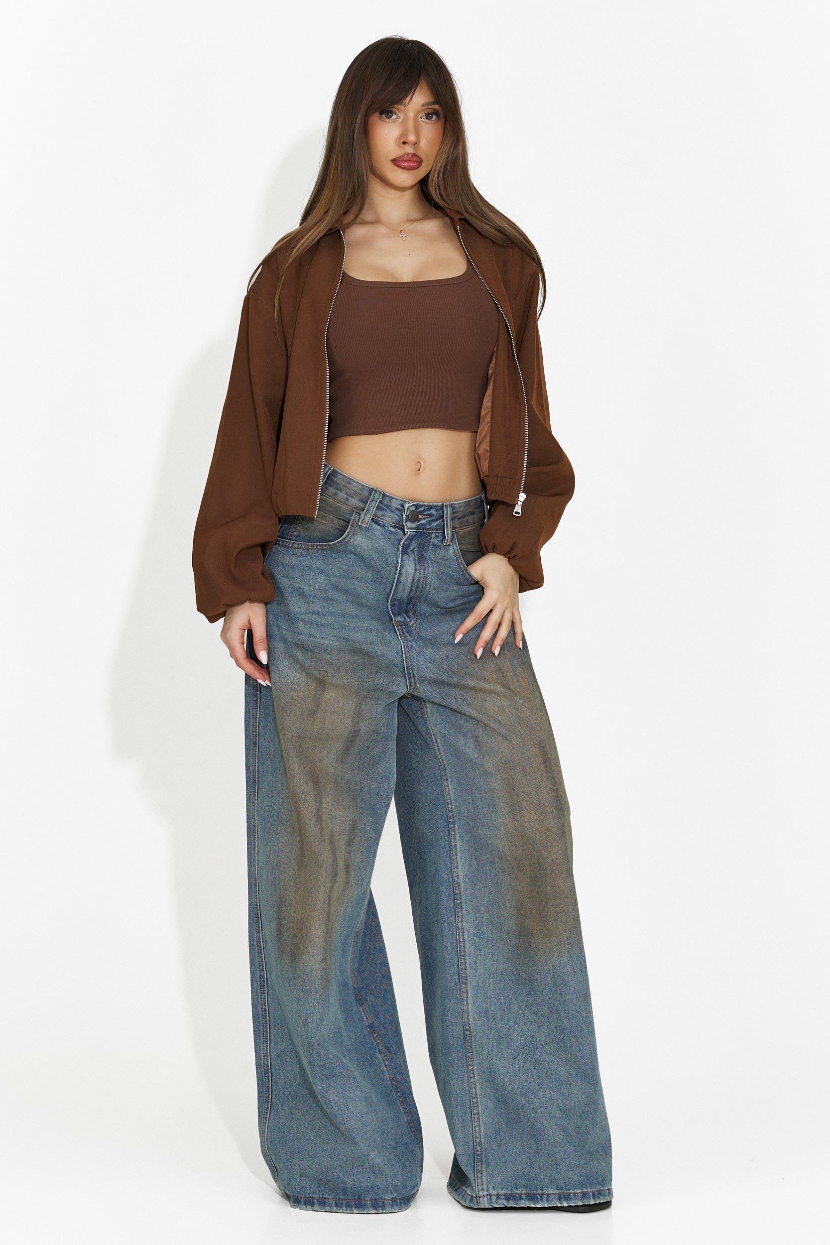 Giacca Casual Marrone da Donna di Giona Bogas