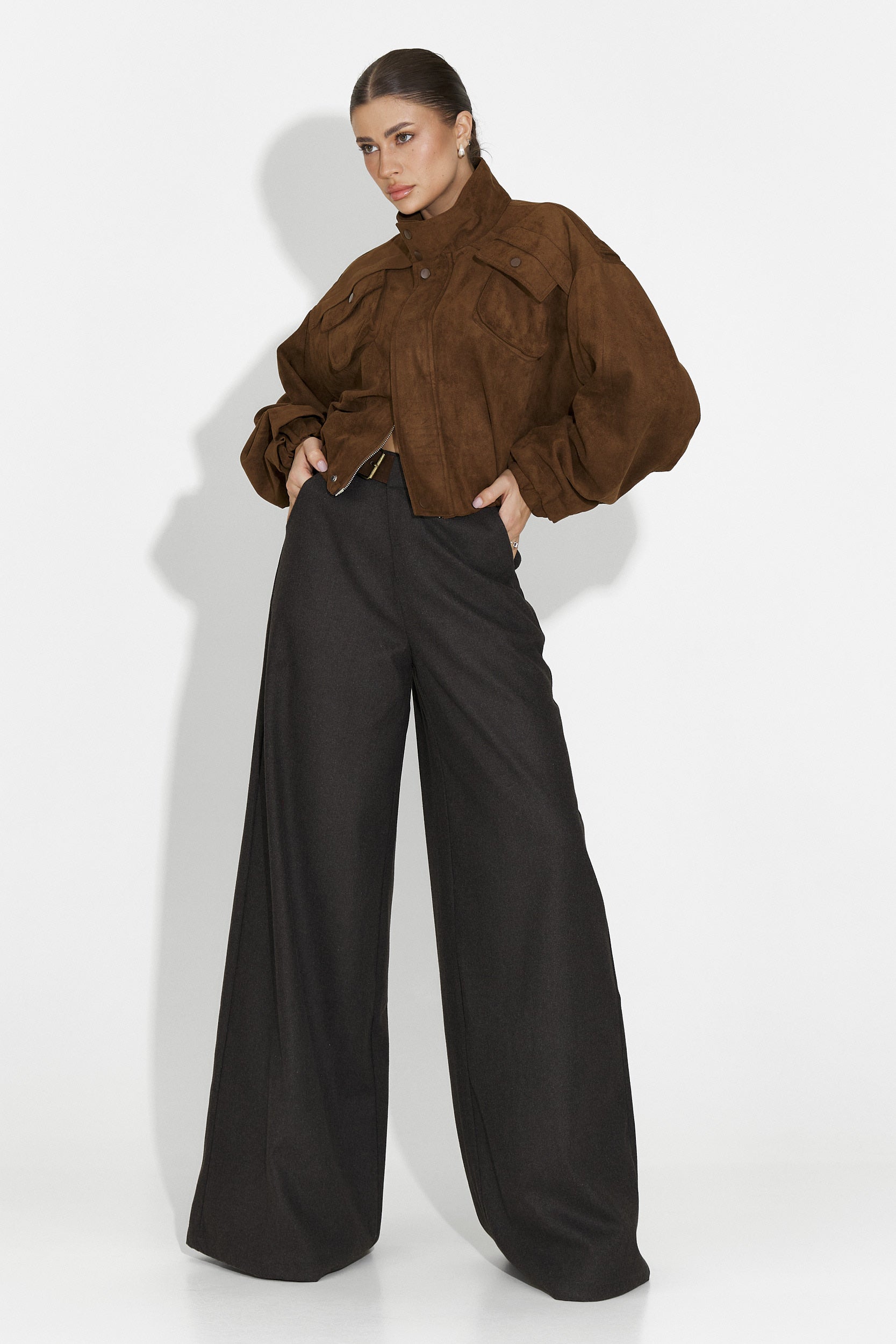 Kurtka damska casual brązowa Trinidad Bogas