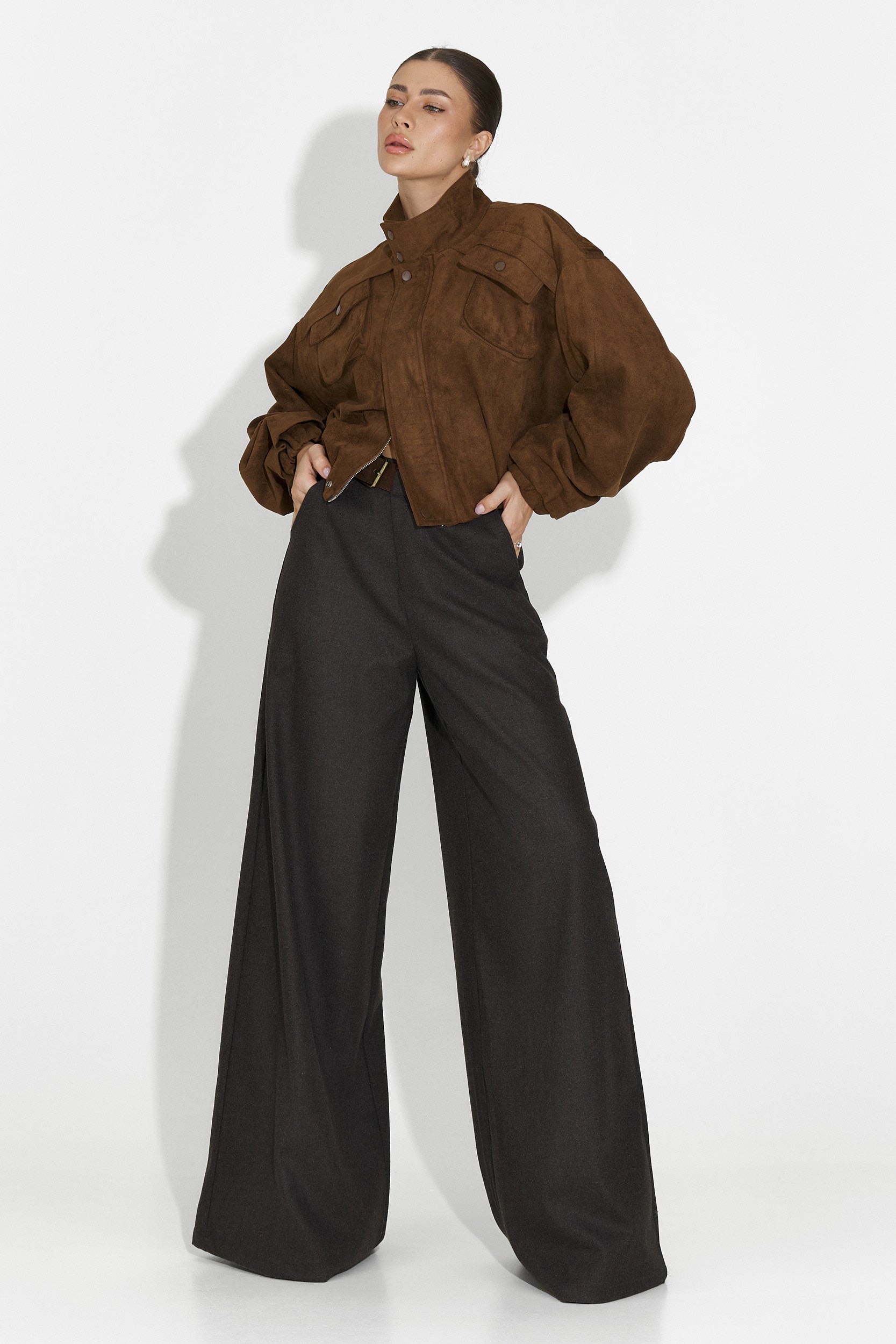 Kurtka damska casual brązowa Trinidad Bogas