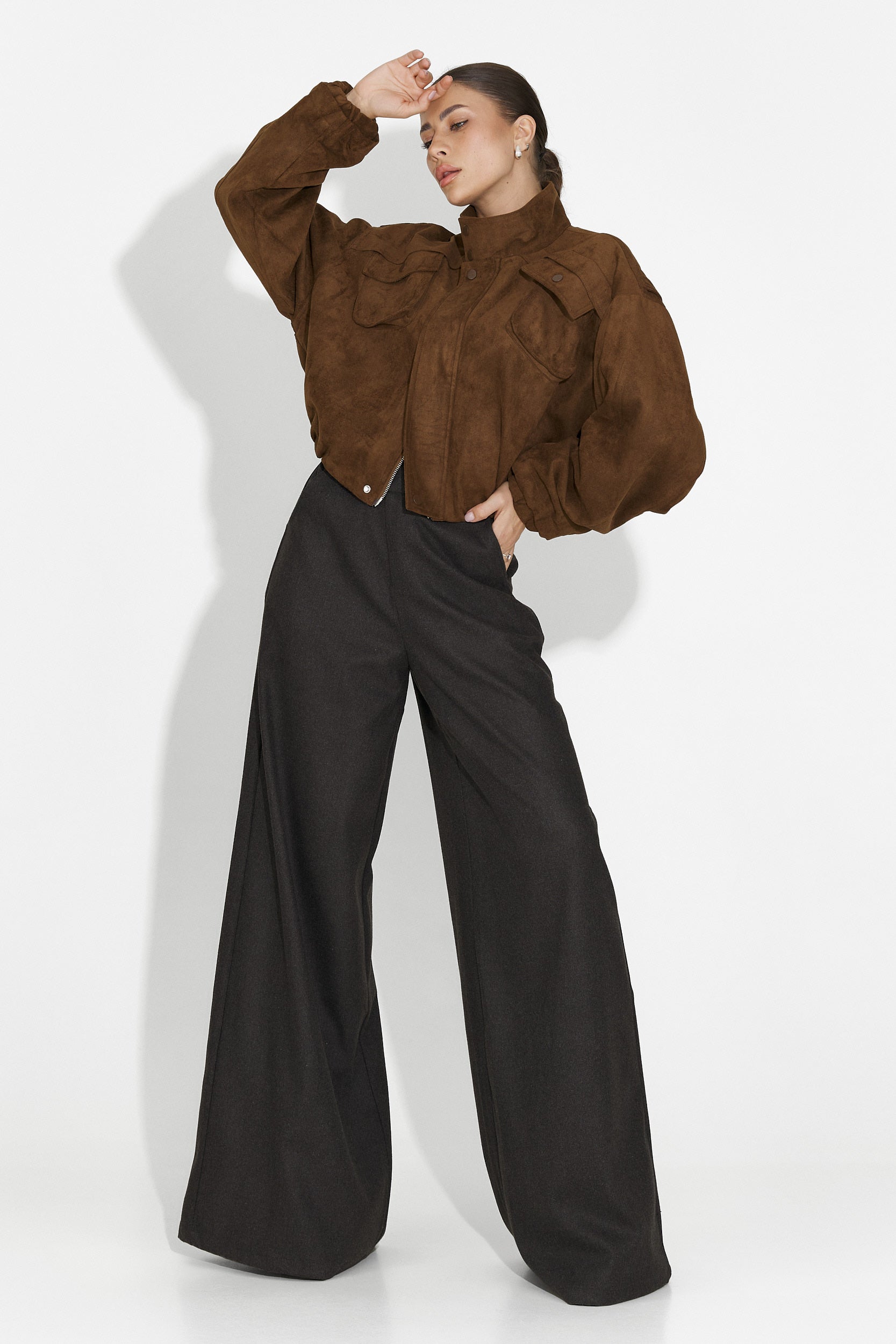 Kurtka damska casual brązowa Trinidad Bogas