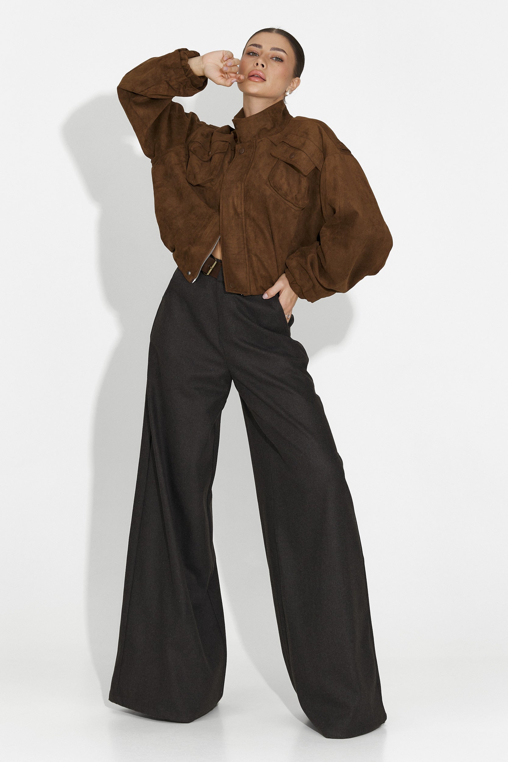 Kurtka damska casual brązowa Trinidad Bogas