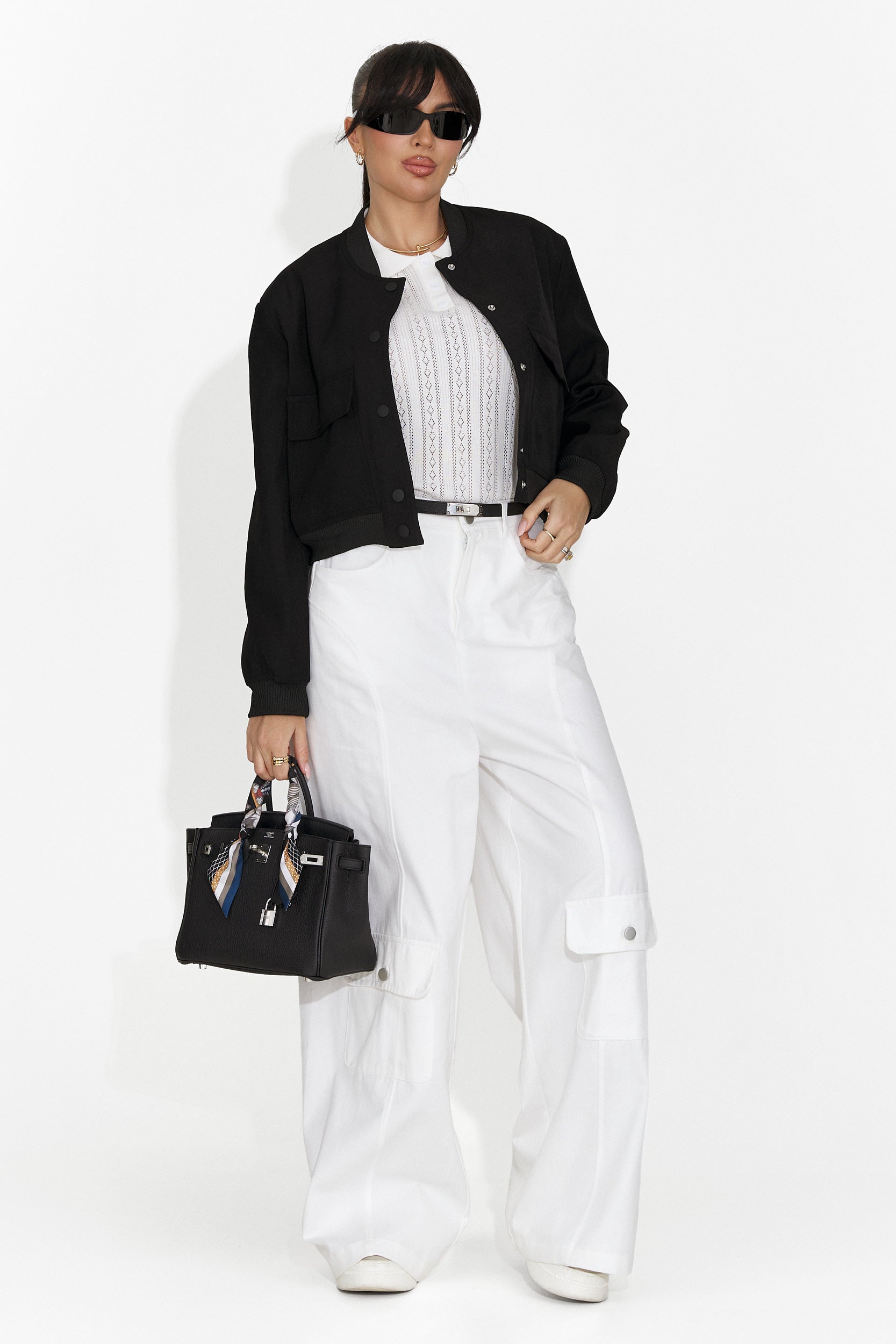 Γυναικείο μαύρο καθημερινό μπουφάν Cataleia Bogas