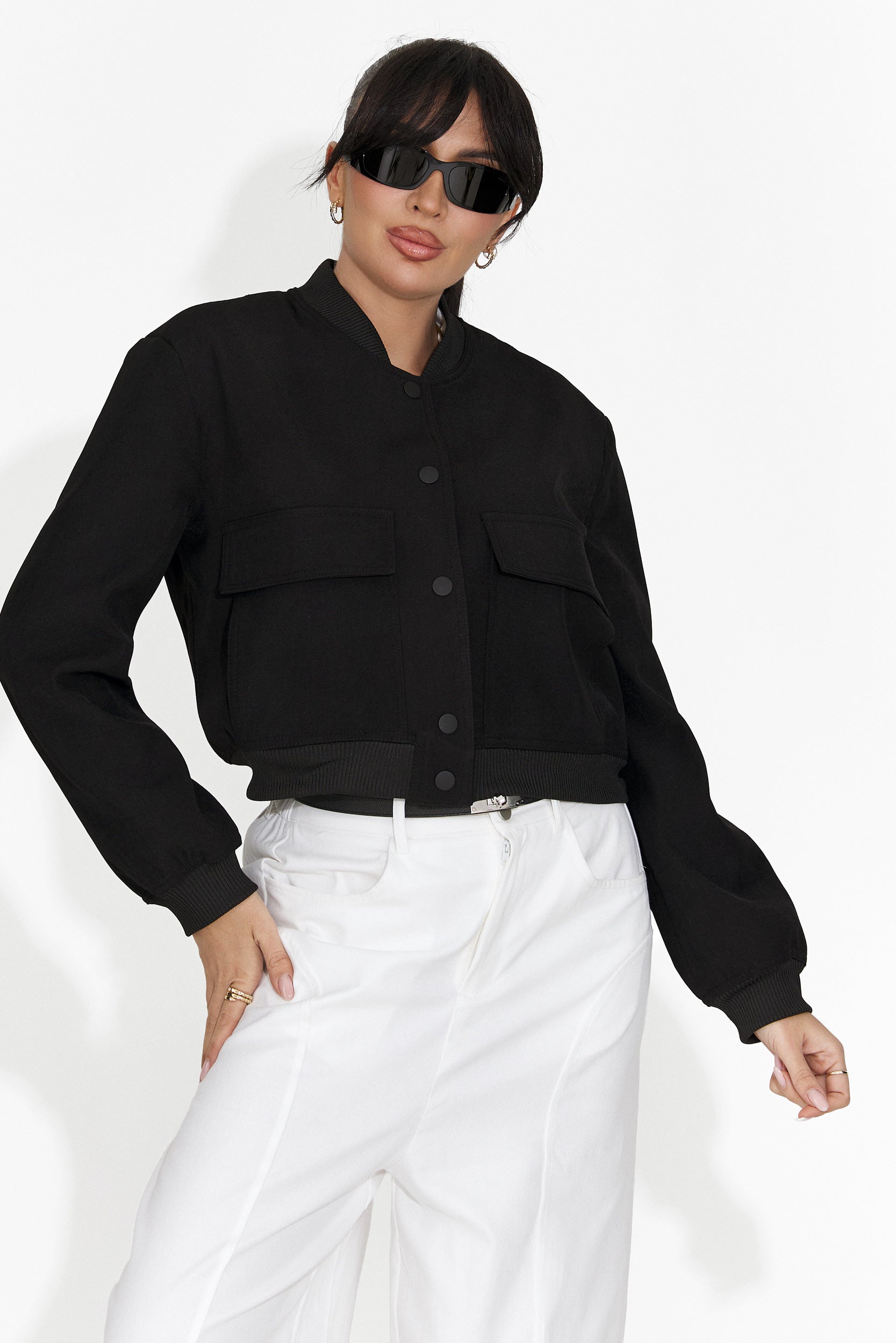 Veste femme décontractée noire Cataleia Bogas