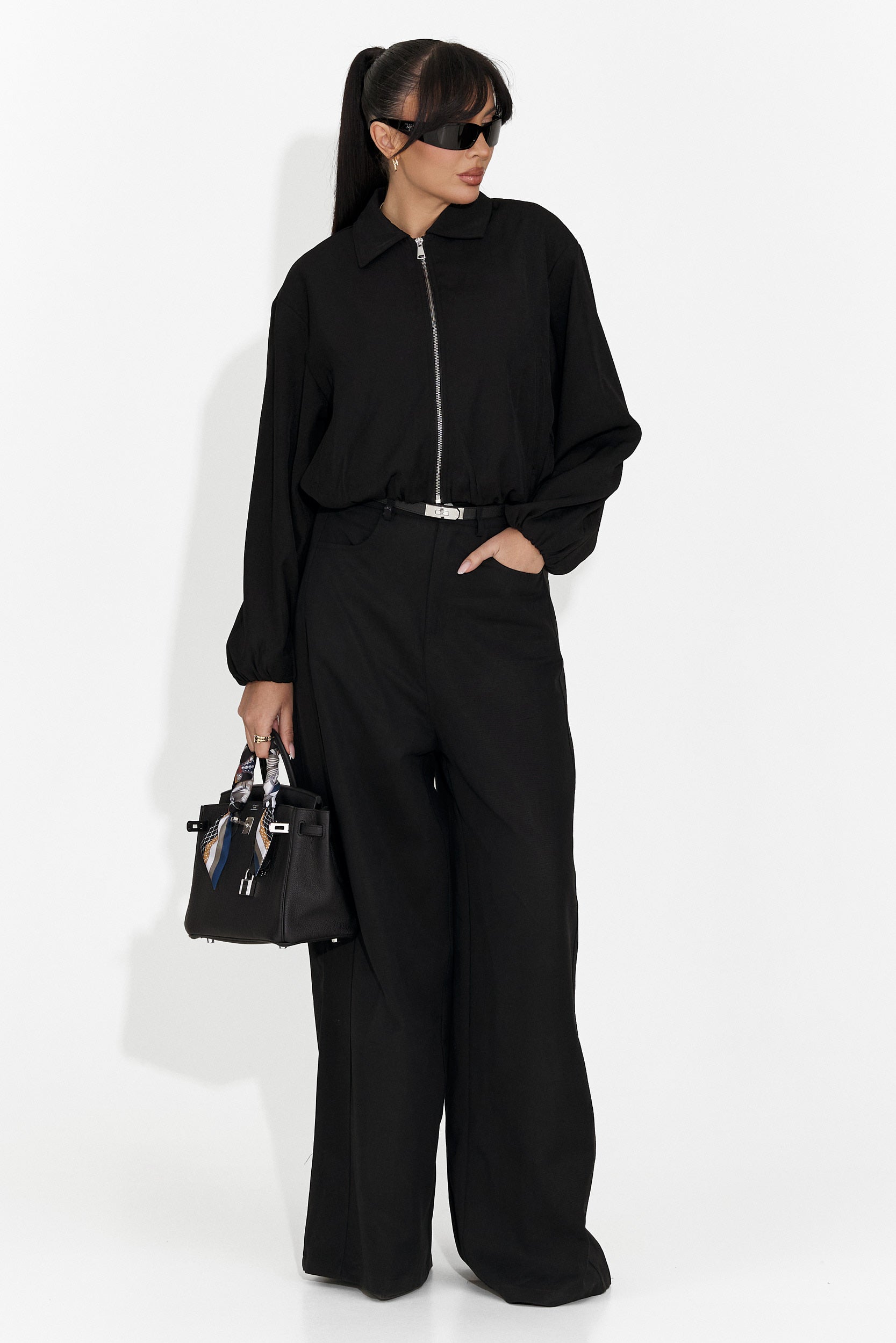 Women's casual black jacket Giona Bogas