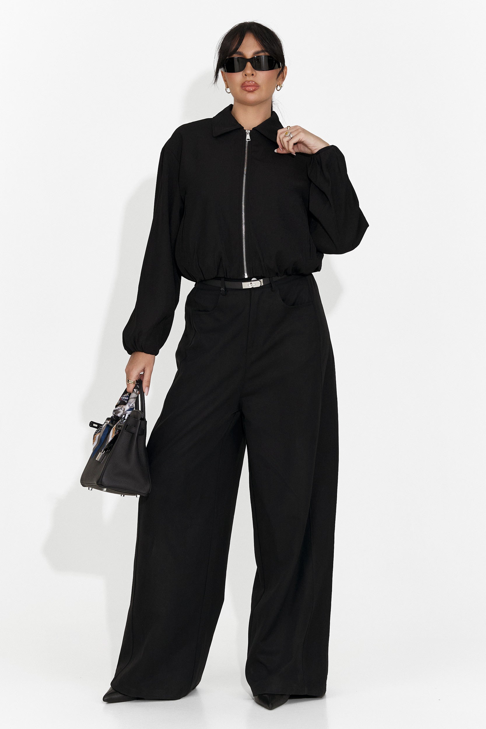 Women's casual black jacket Giona Bogas