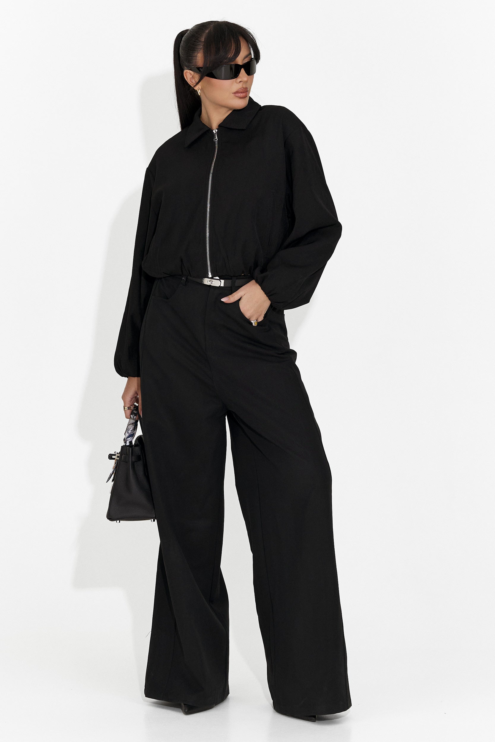 Women's casual black jacket Giona Bogas