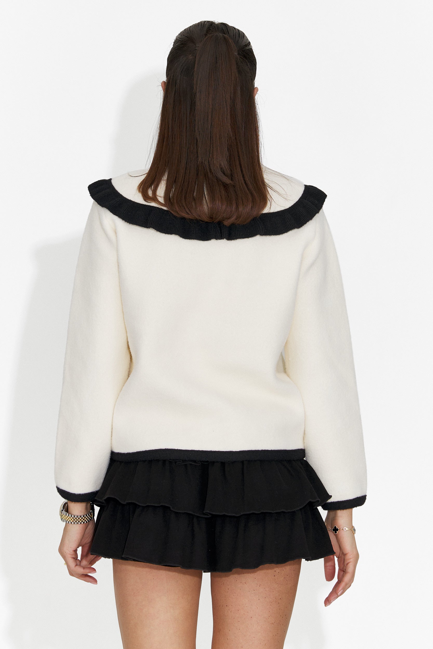 Veste femme élégante crème Aimea Bogas