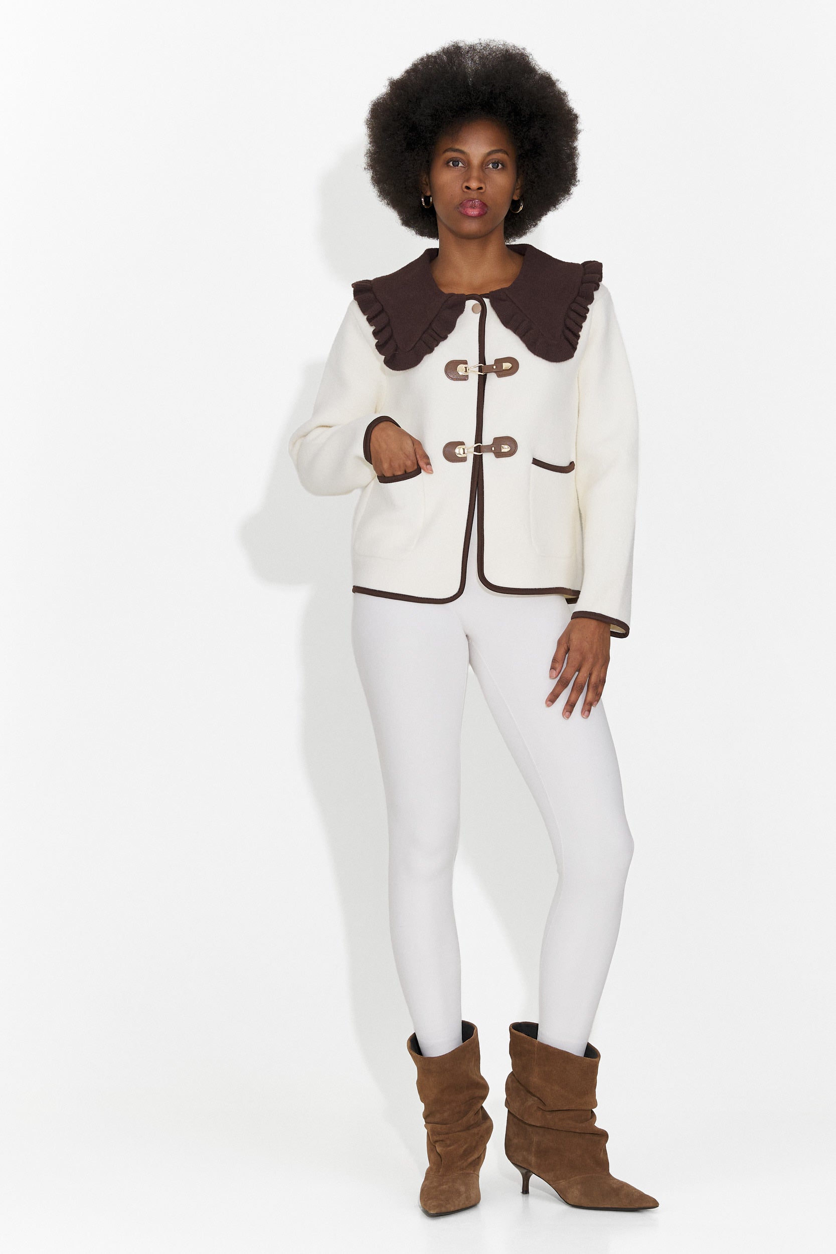 Veste femme élégante crème Atila Bogas