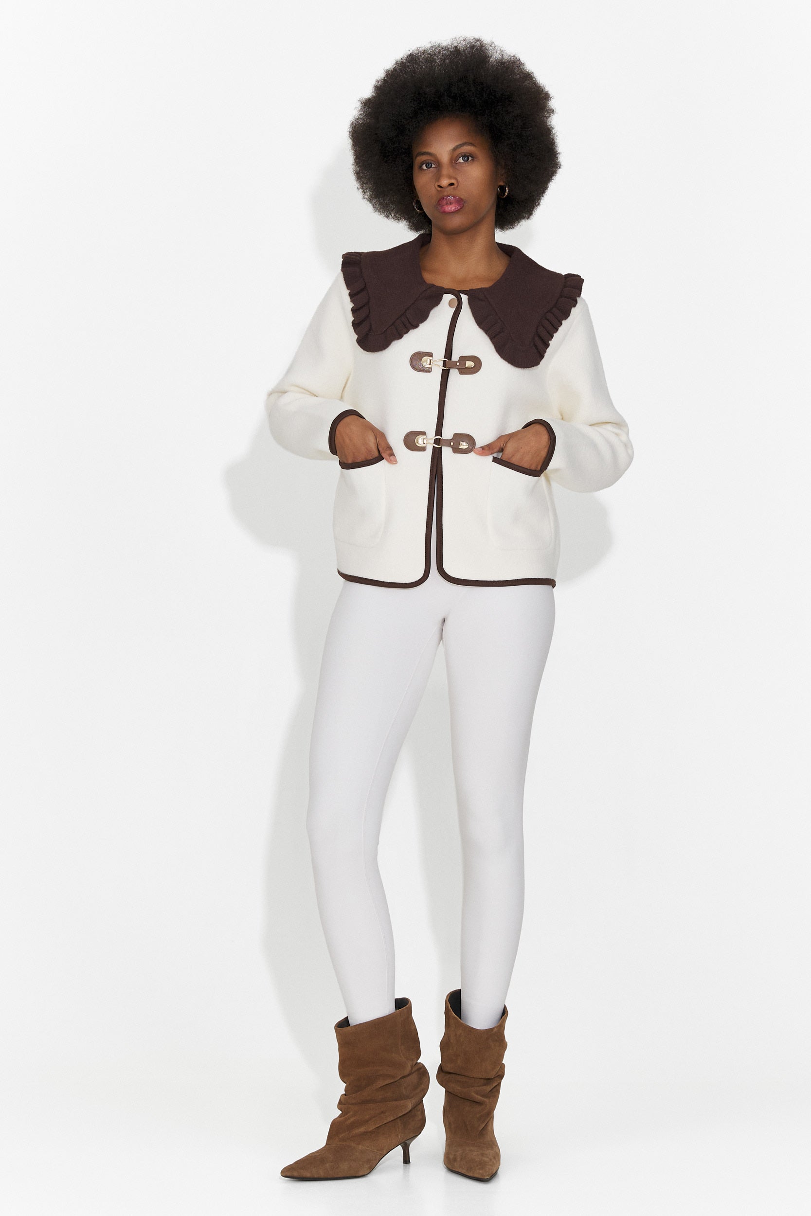 Elegant women's cream jacket Atila Bogas