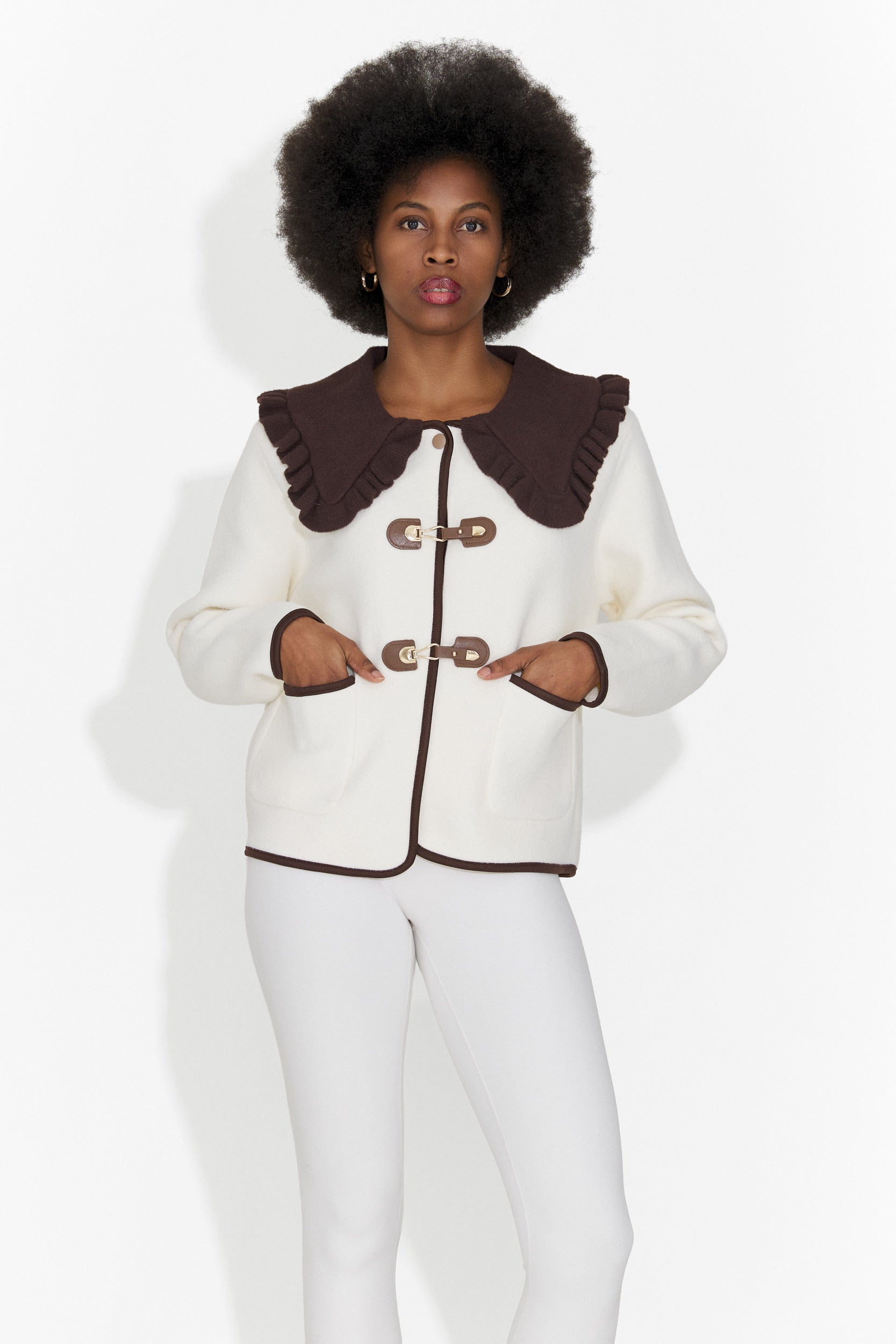 Elegant women's cream jacket Atila Bogas