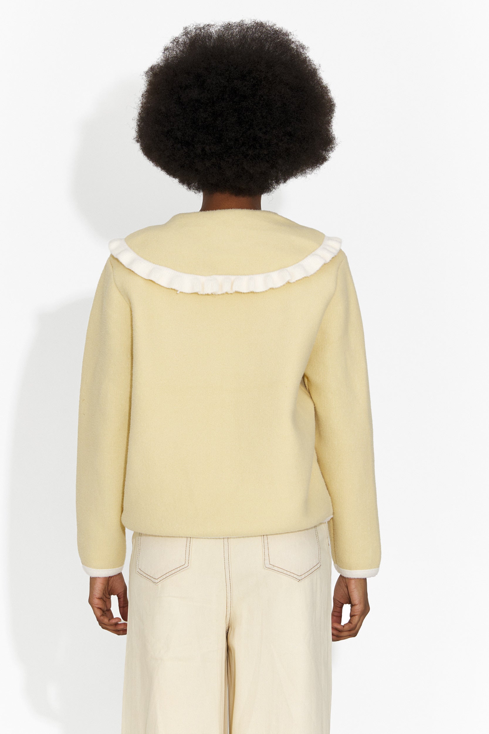 Chaqueta elegante amarilla para mujer Aimea Bogas