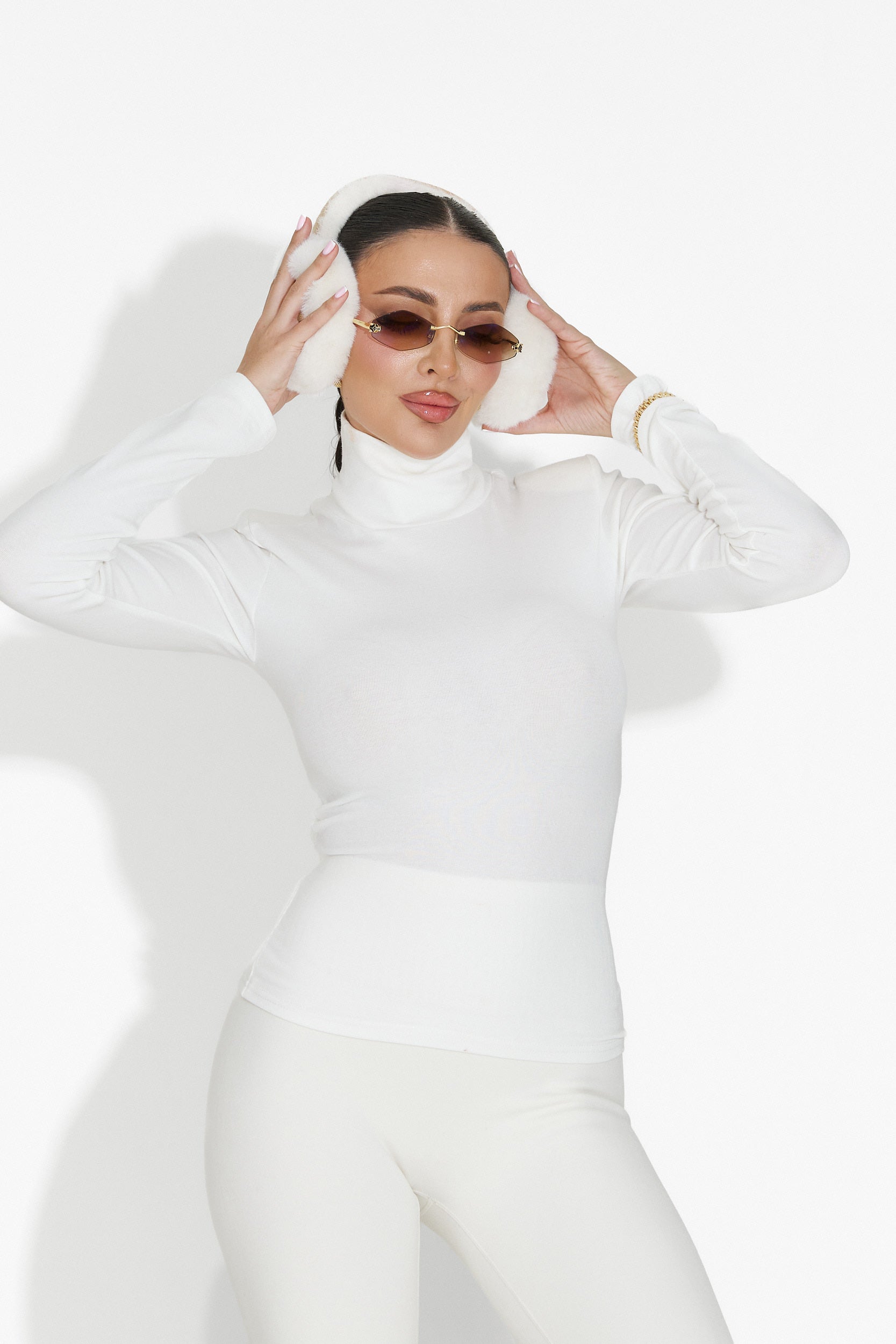 Λευκό casual γυναικείο ζιβάγκο Oziana Bogas