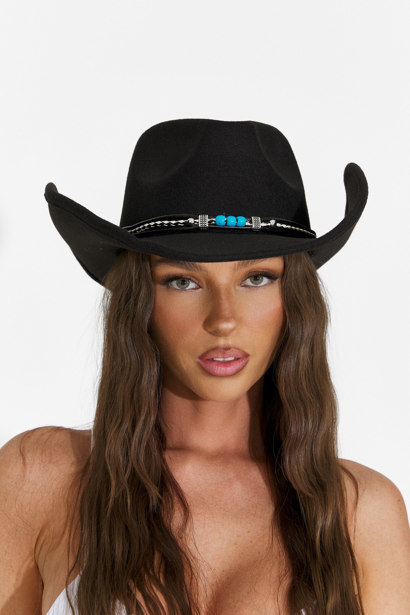 Sombrero de mujer casual negro Darvela Bogas