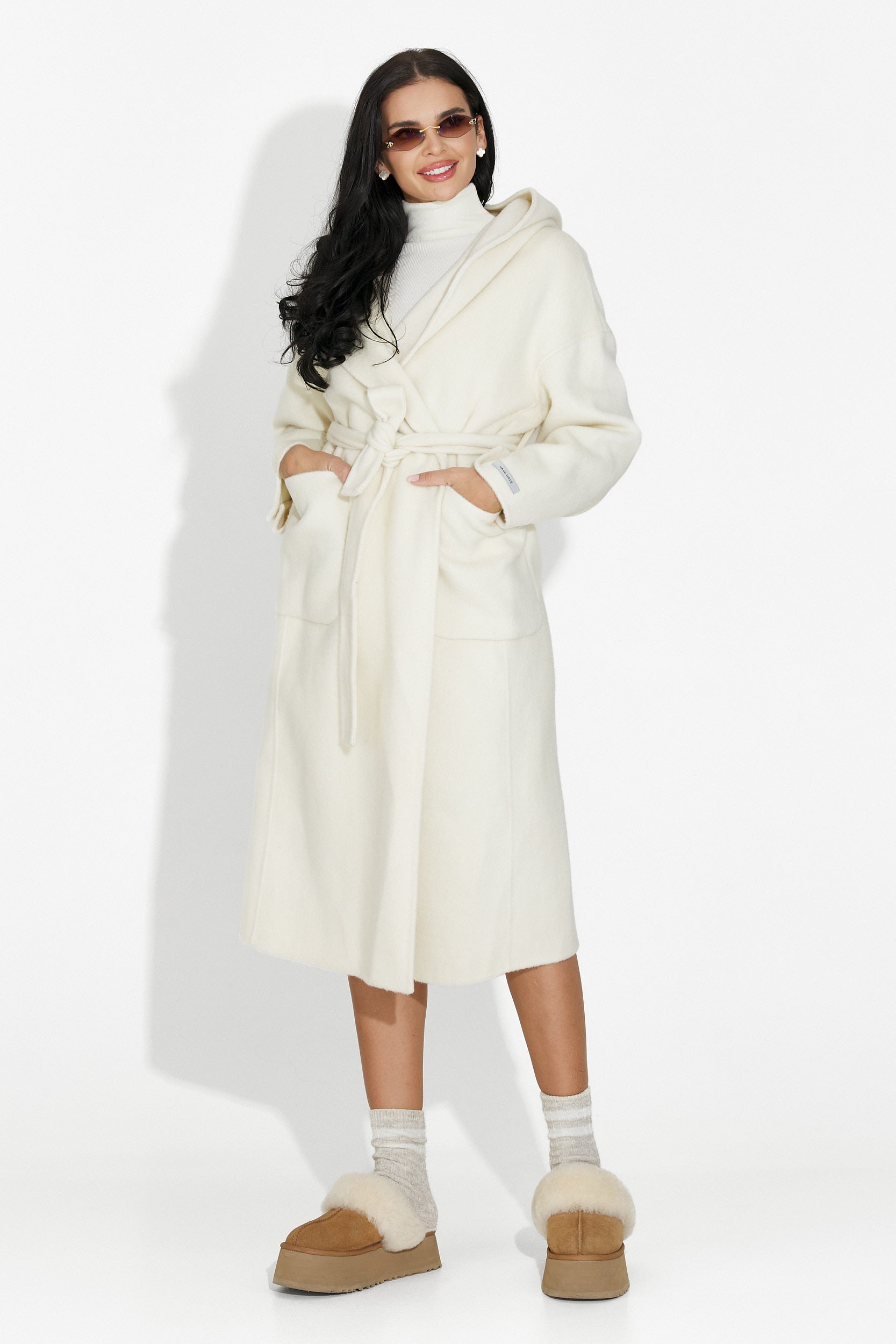 Elegant Beige Women's Coat Carivana Bogas