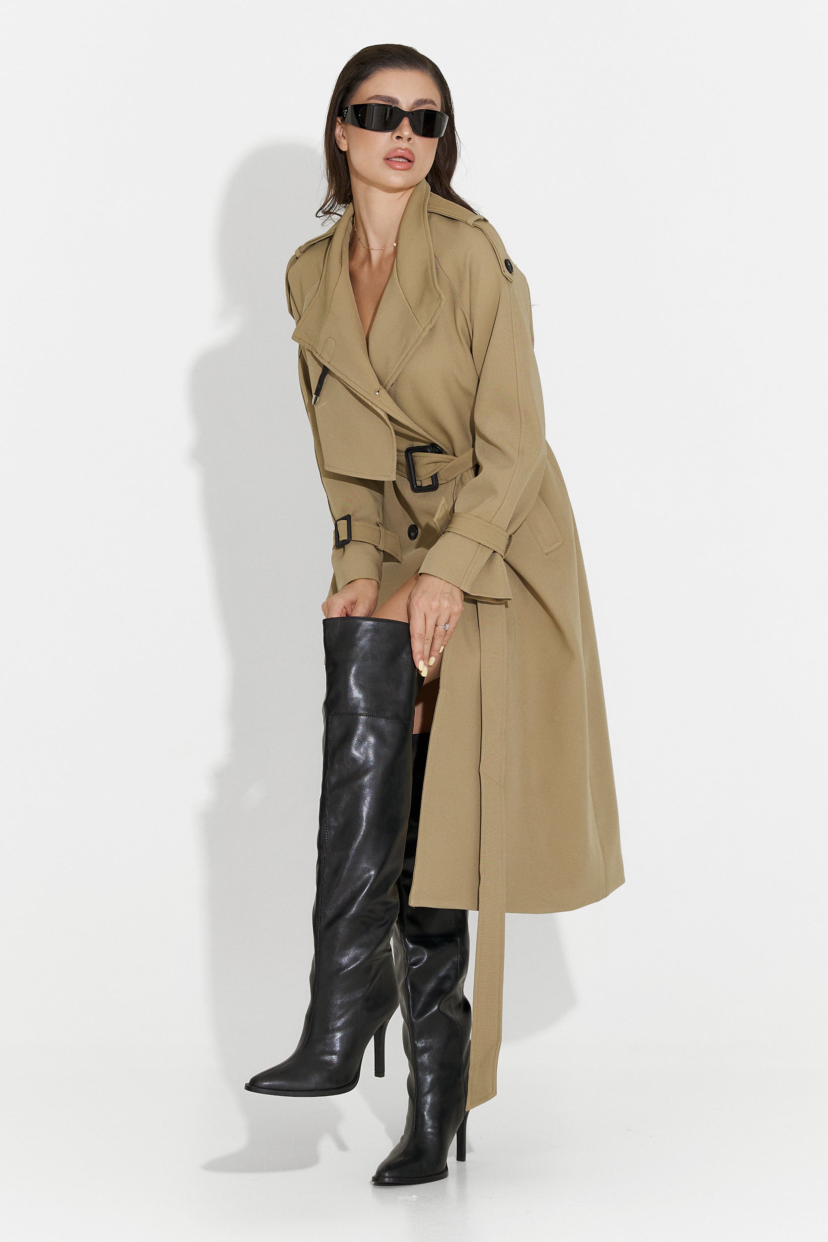 Cappotto Lungo Marrone da Donna di Misena Bogas