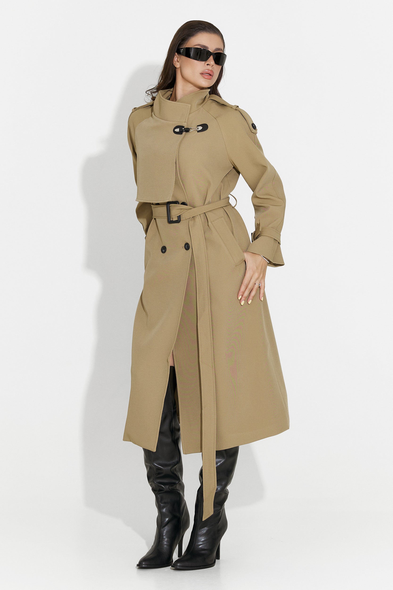 Cappotto Lungo Marrone da Donna di Misena Bogas