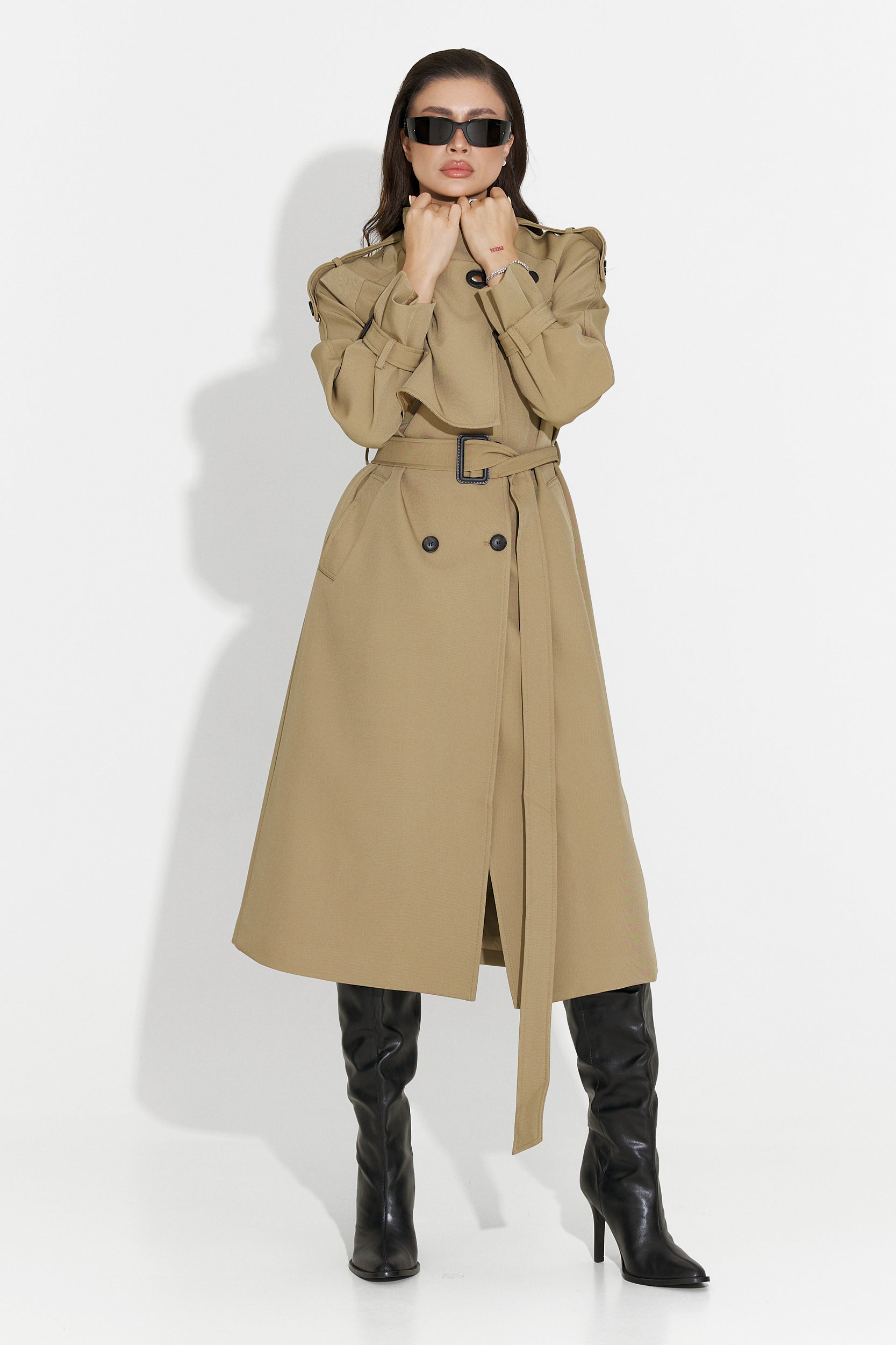 Cappotto Lungo Marrone da Donna di Misena Bogas