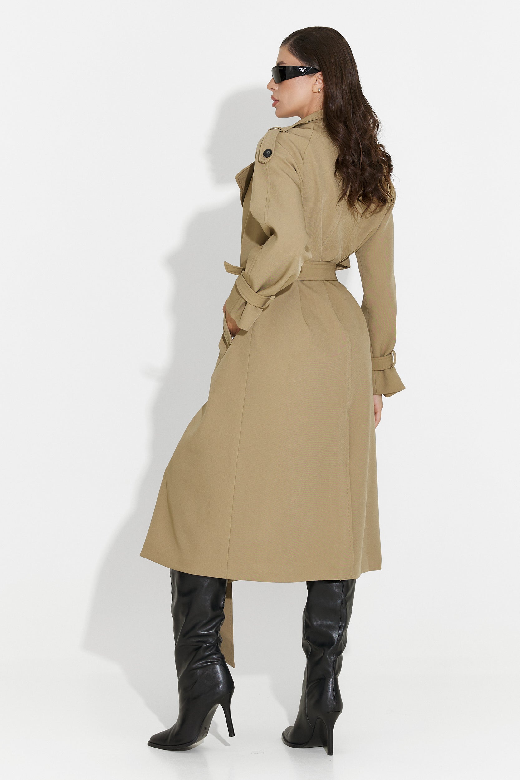 Cappotto Lungo Marrone da Donna di Misena Bogas