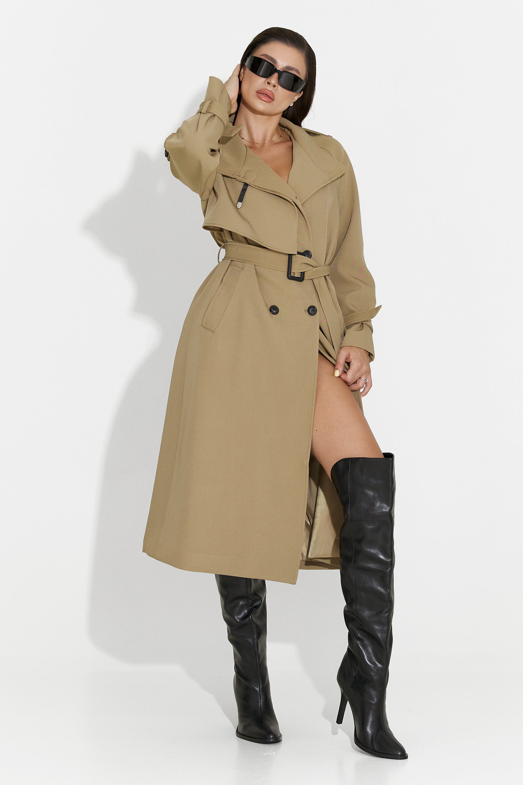 Cappotto Lungo Marrone da Donna di Misena Bogas