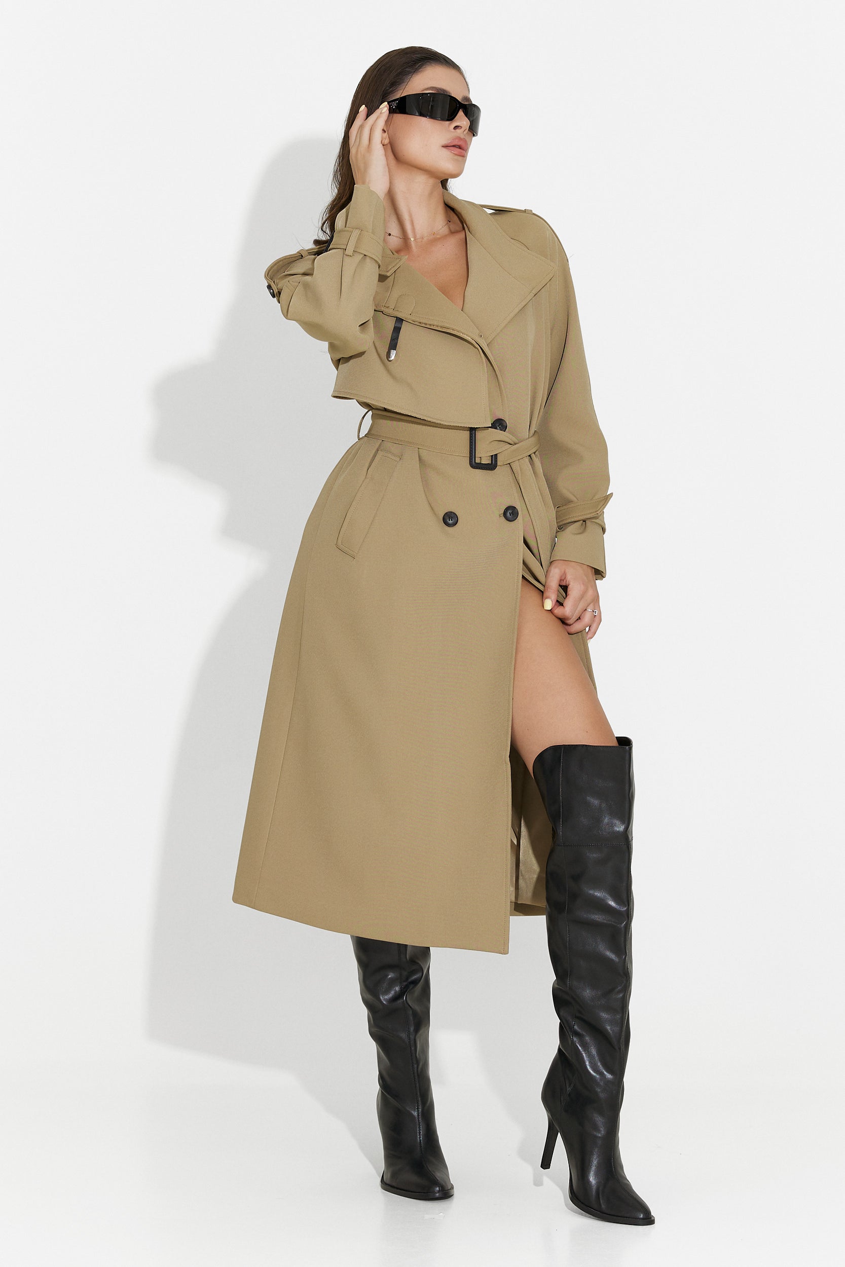 Cappotto Lungo Marrone da Donna di Misena Bogas