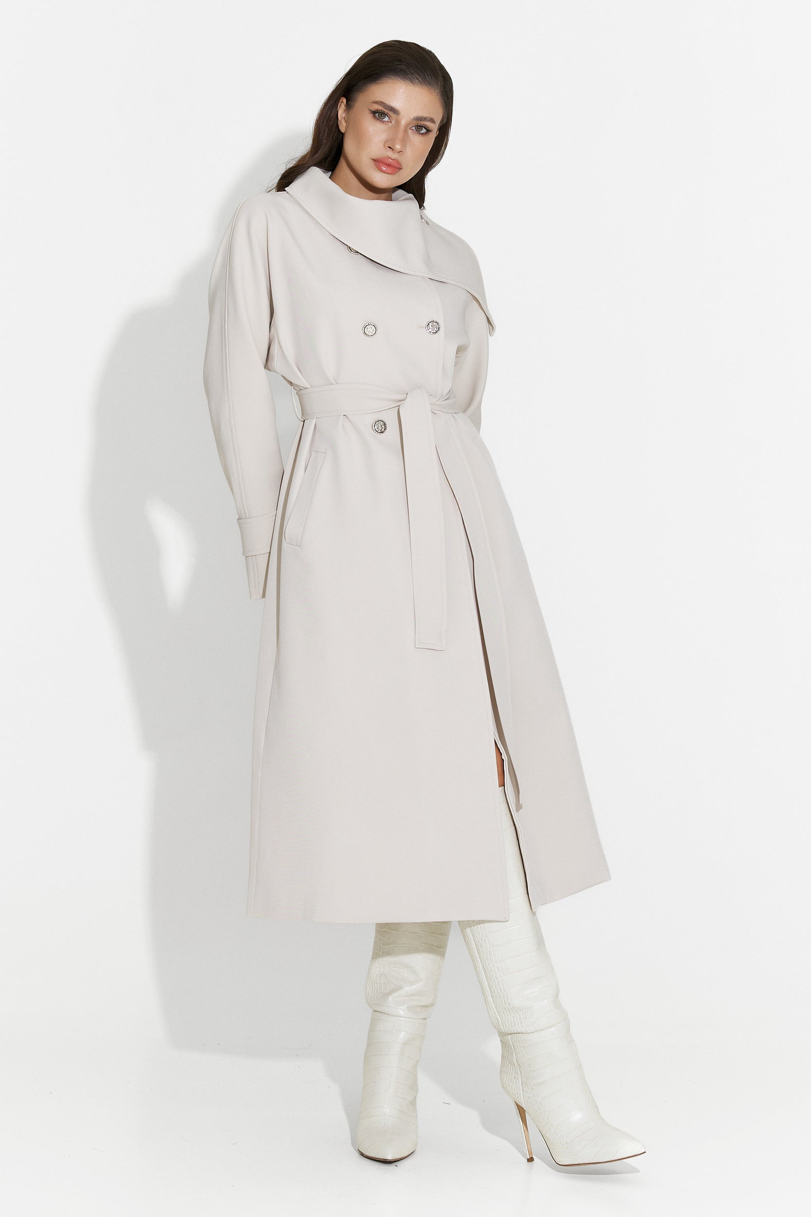 Cappotto Grigio Medio da Donna Scotie Bogas