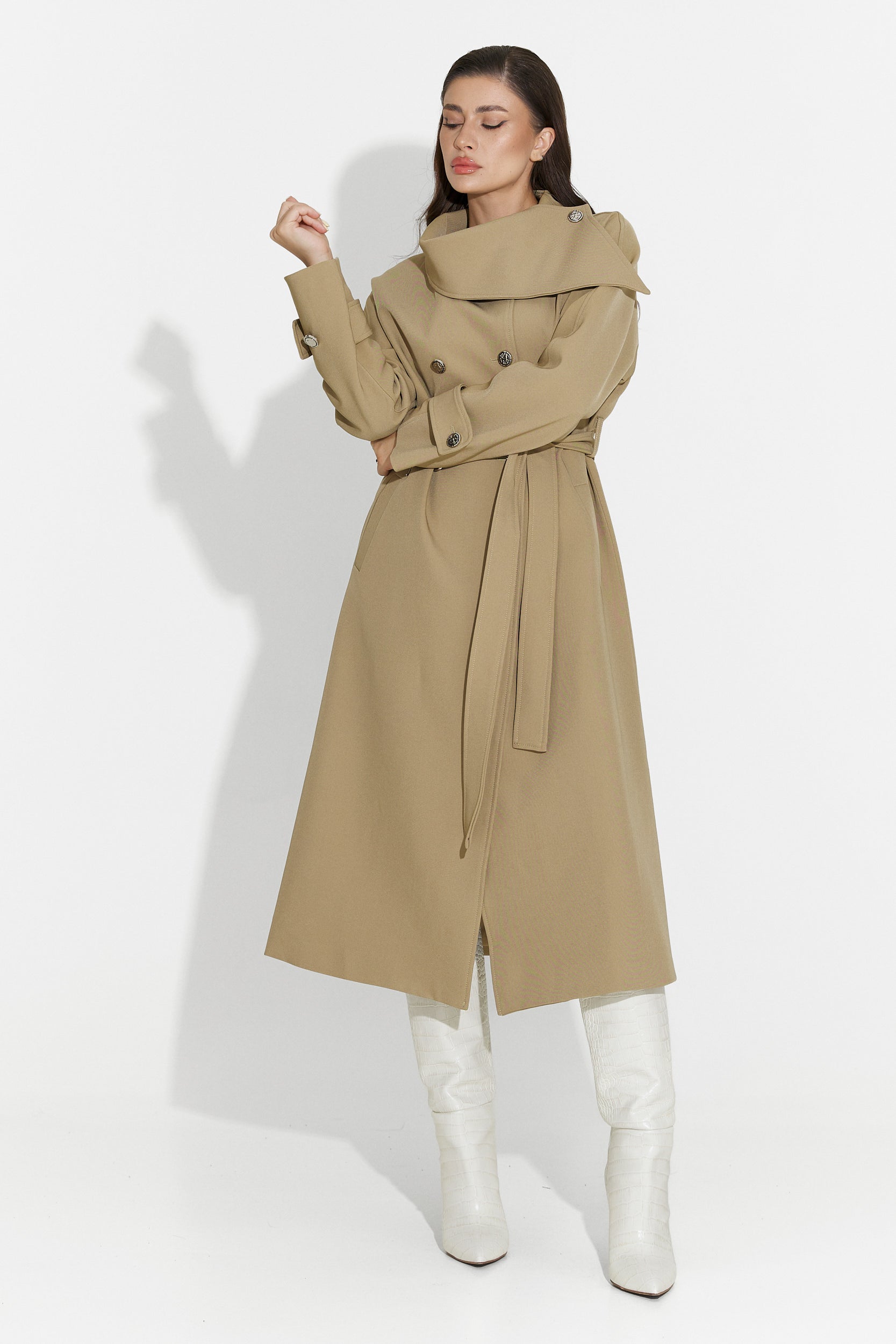 Medium Brown Ladies Coat Scotie Bogas