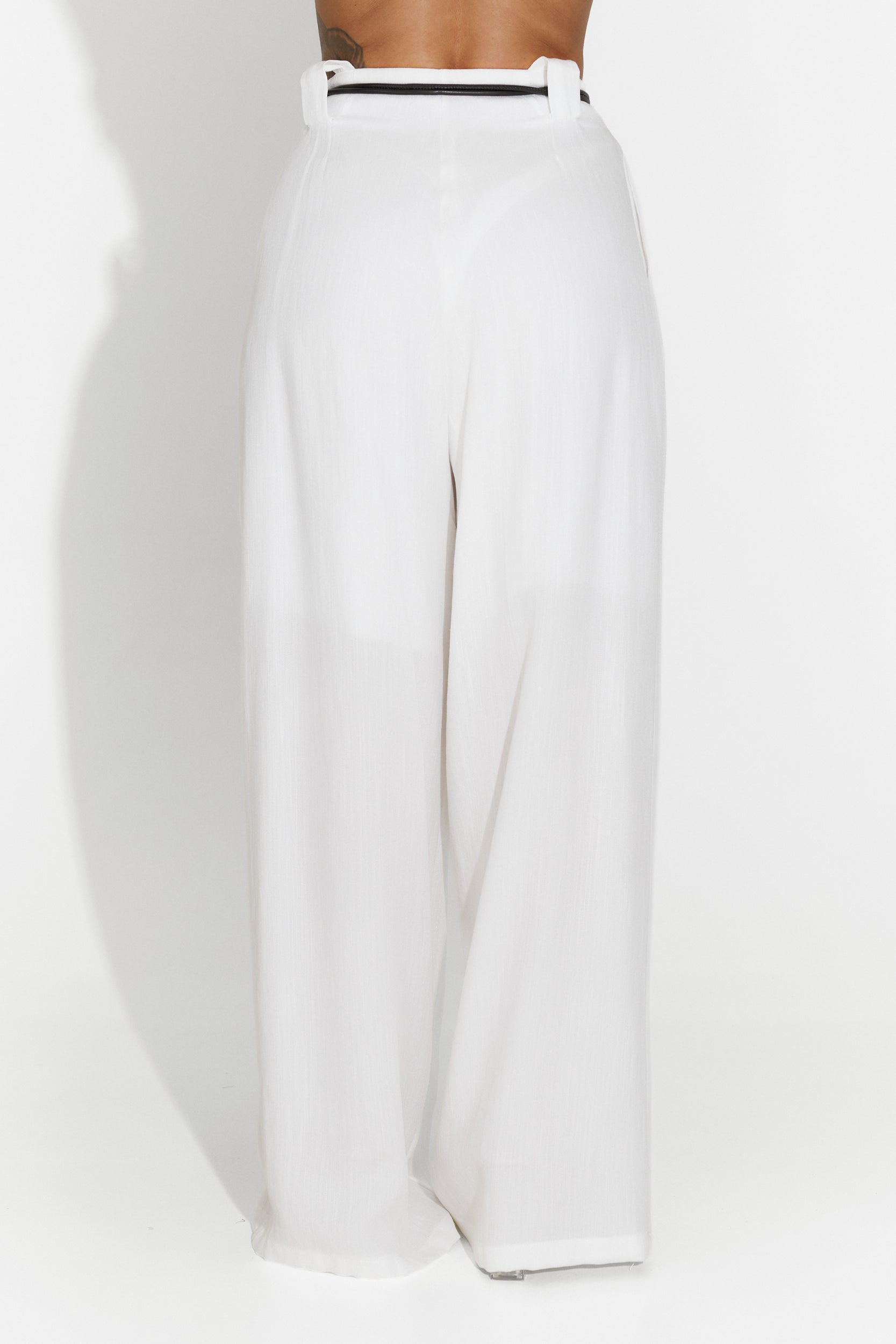 Mason Bogas White Casual Women's Trousers