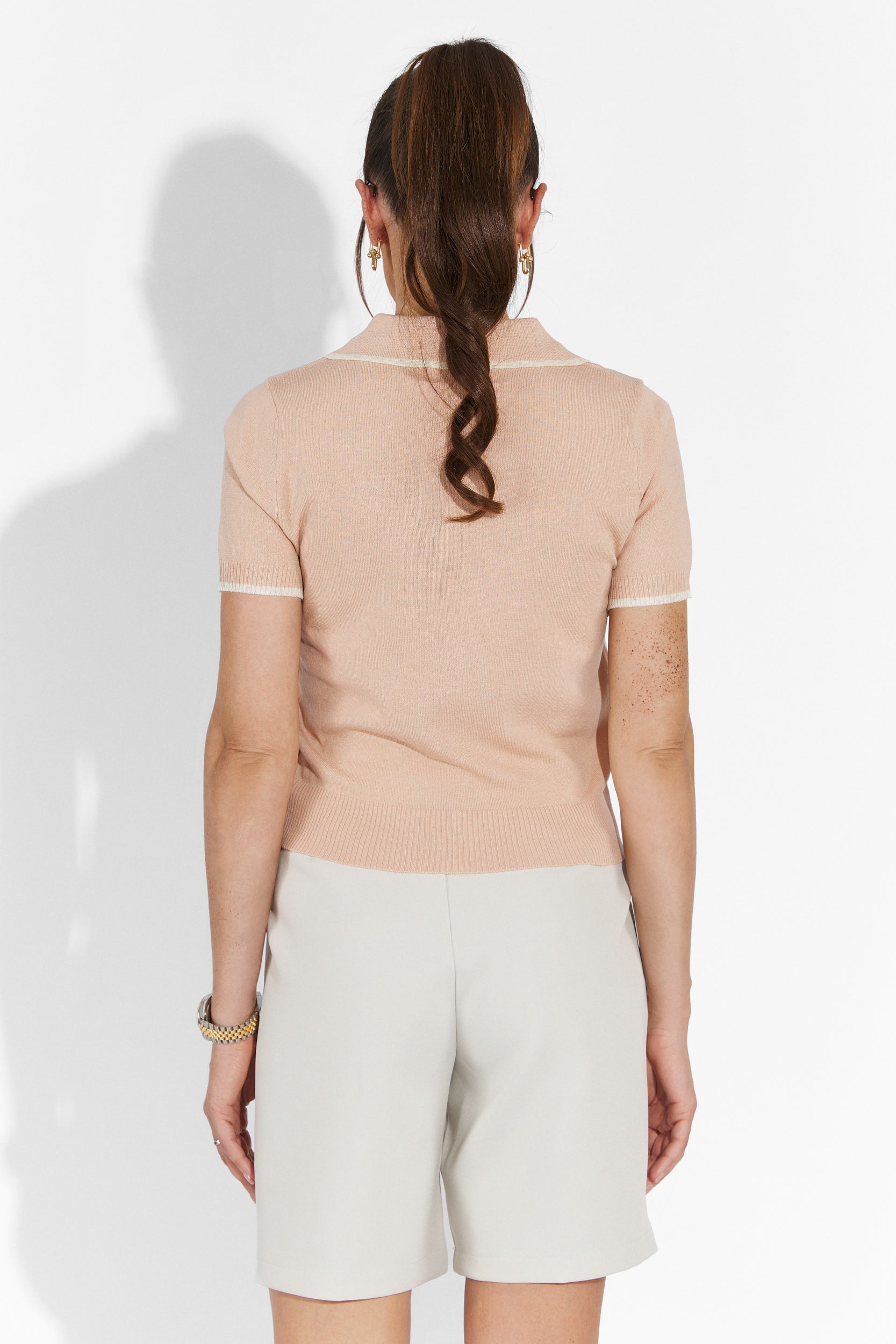 Beige casualbyxor för damer Athuro Bogas