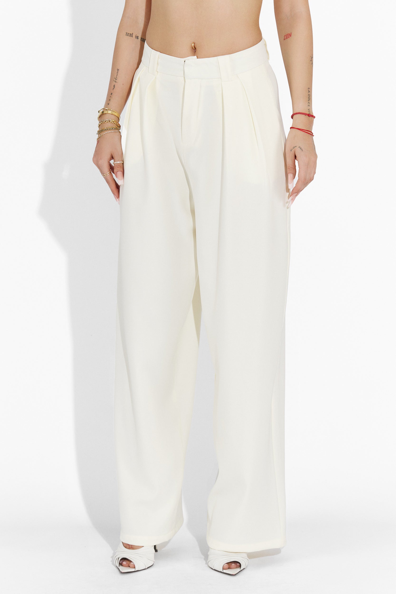 Edward Bogas Casual Beige Ladies Trousers